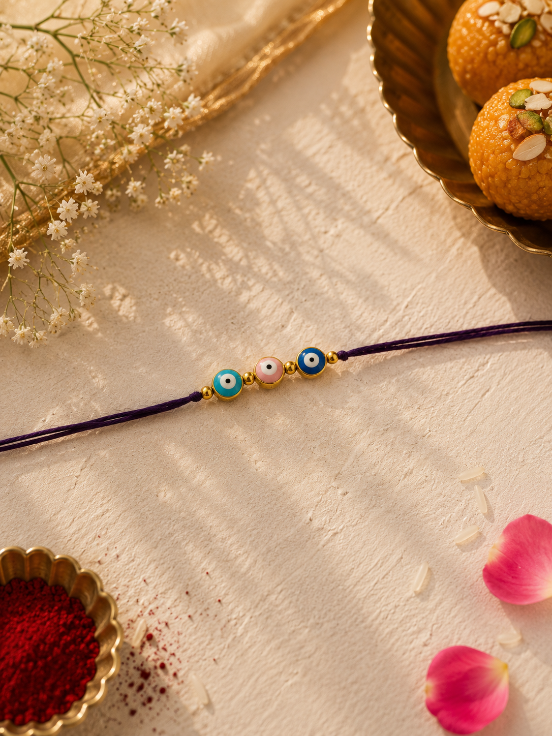 Dainty Evil Eye Rakhi
