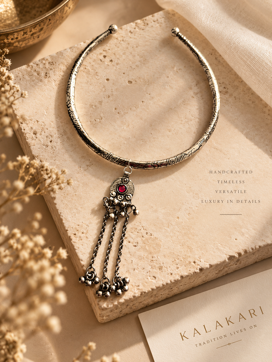 Unisex Afghani choker