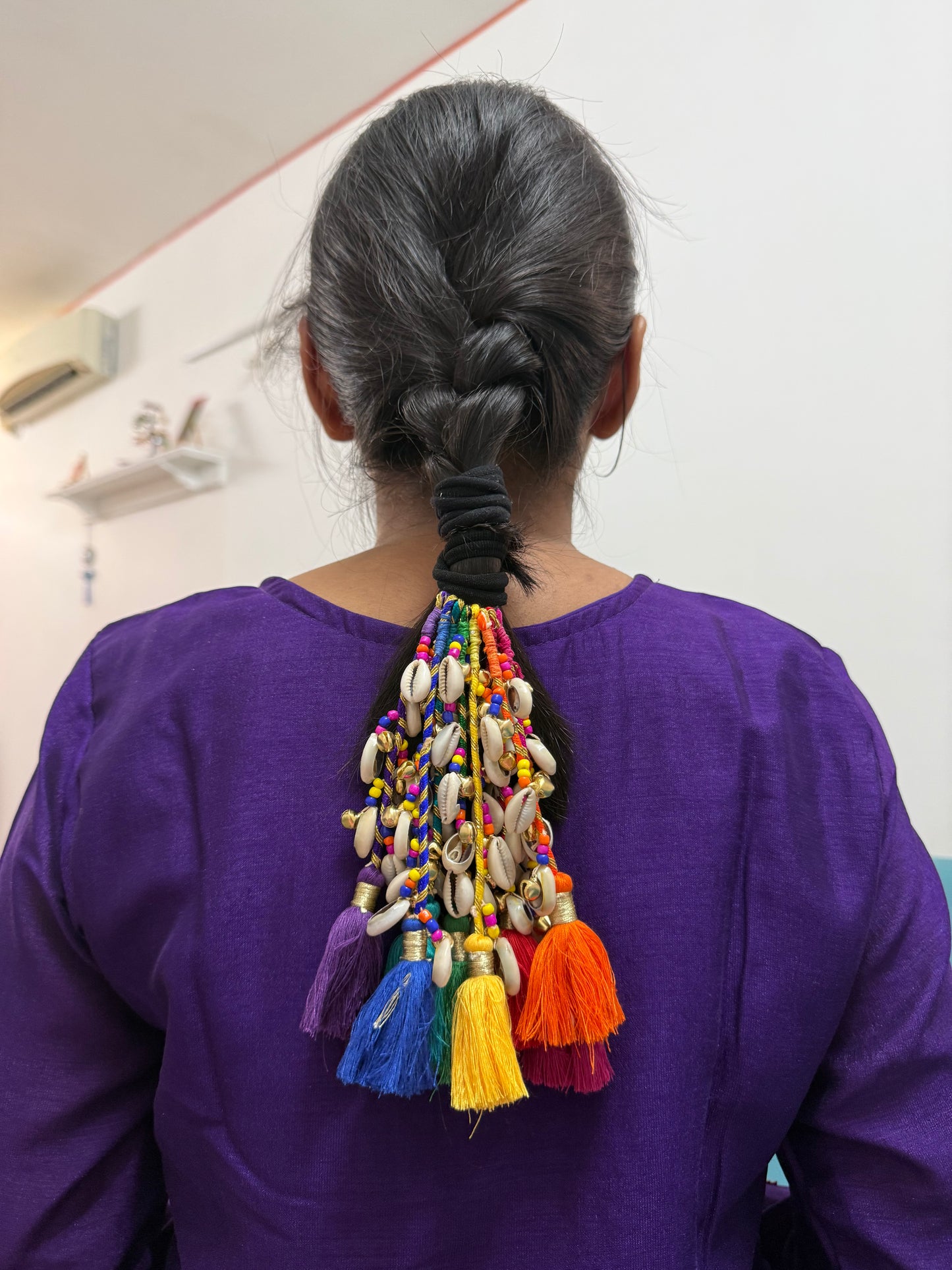 Rainbow hairtie