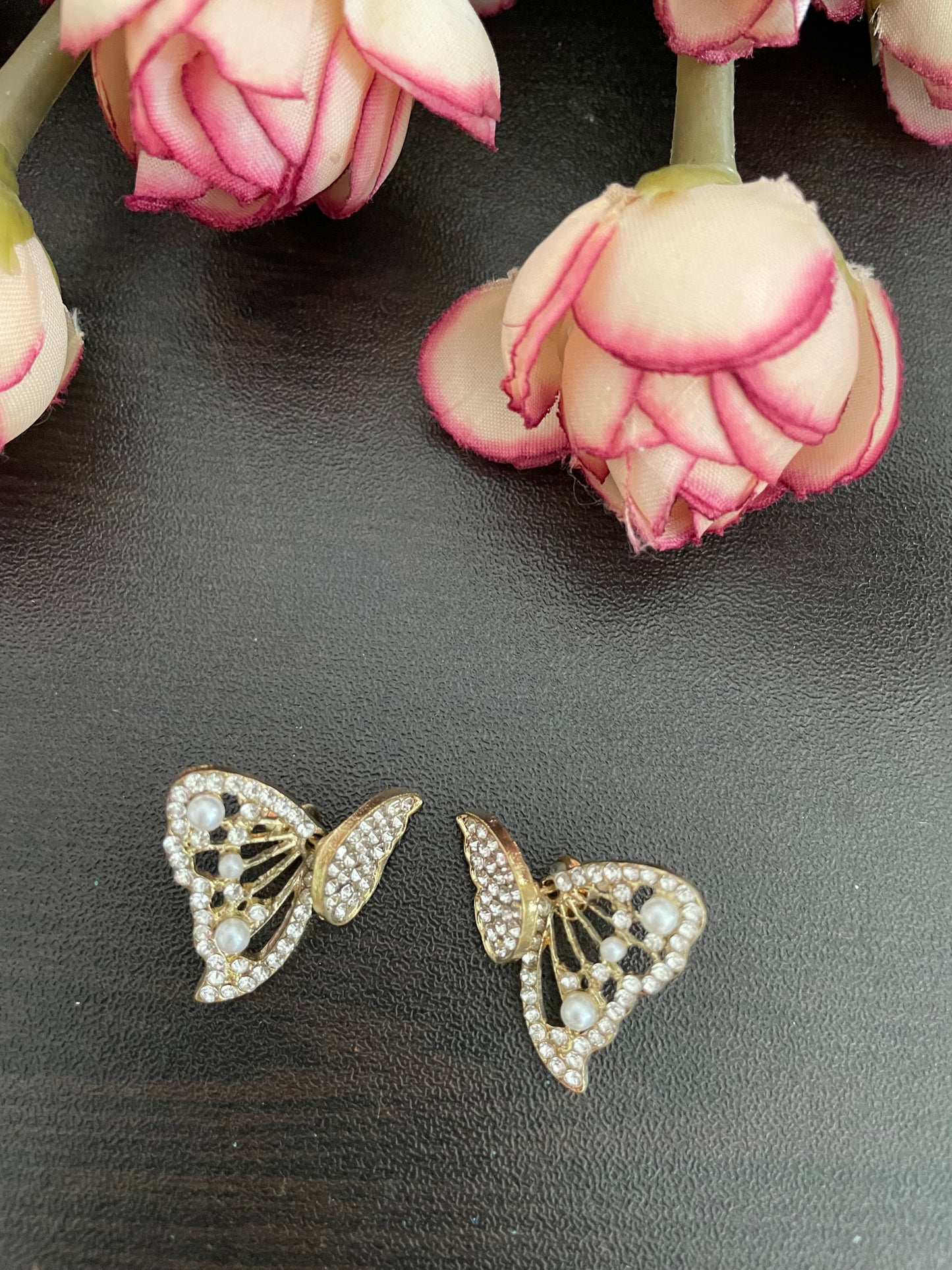 Butterfly statement studs