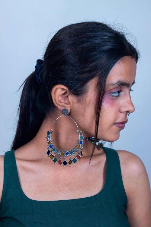 Afghani chandbali - Kalakari