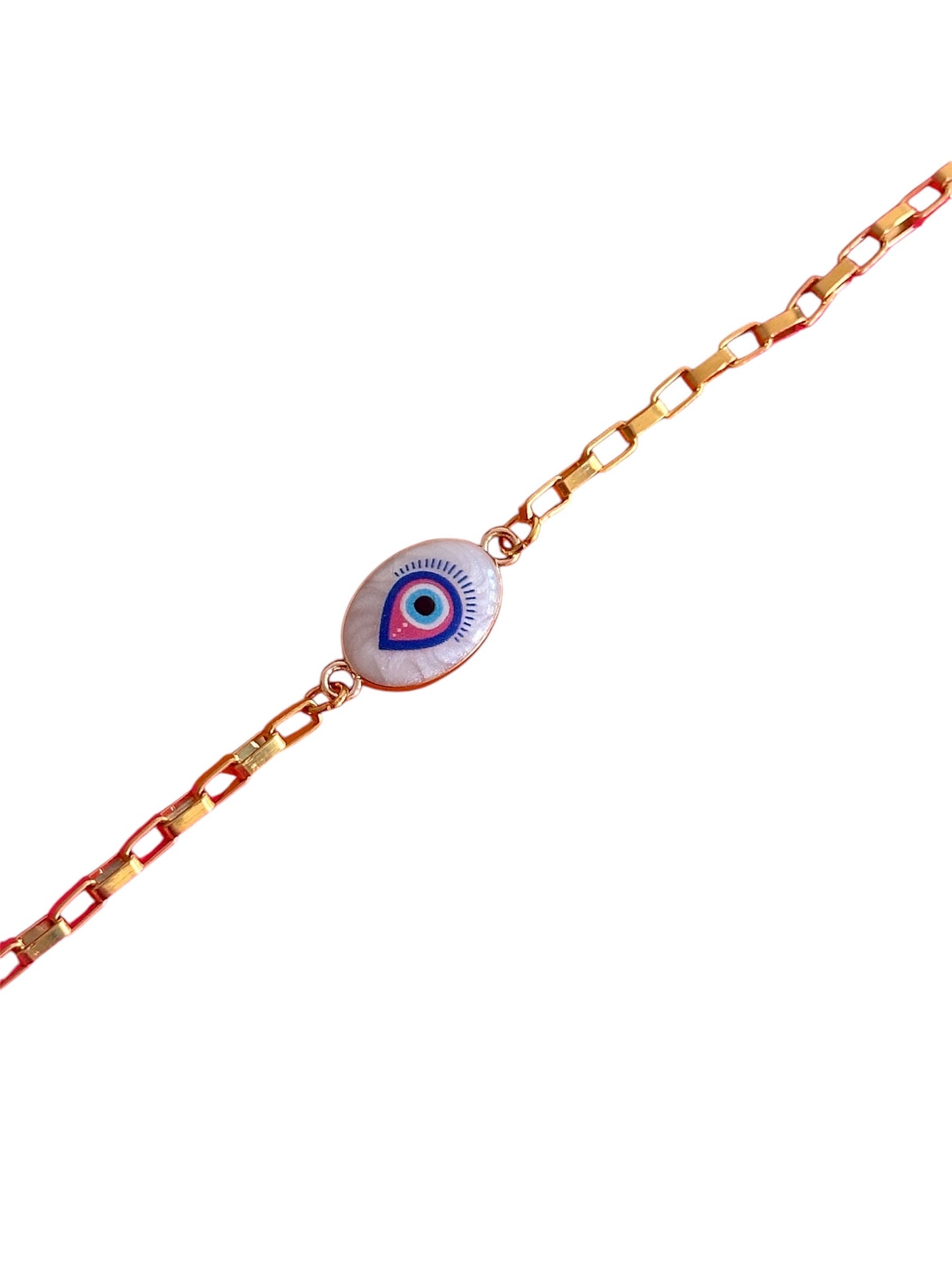 Evil eye anklet