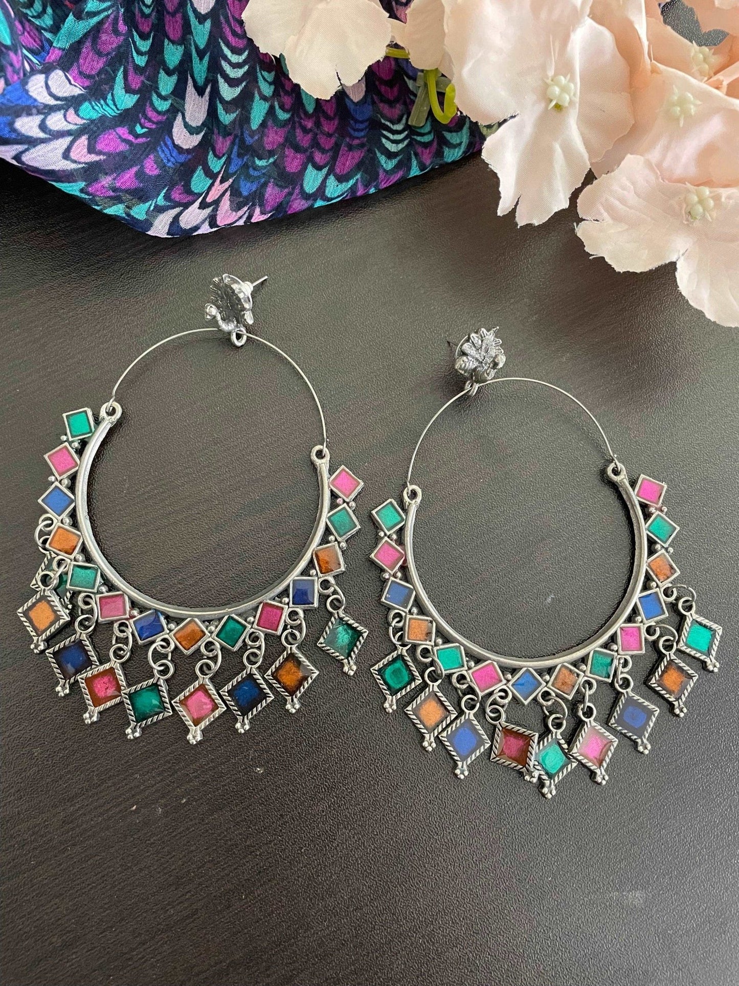 Afghani chandbali - Kalakari