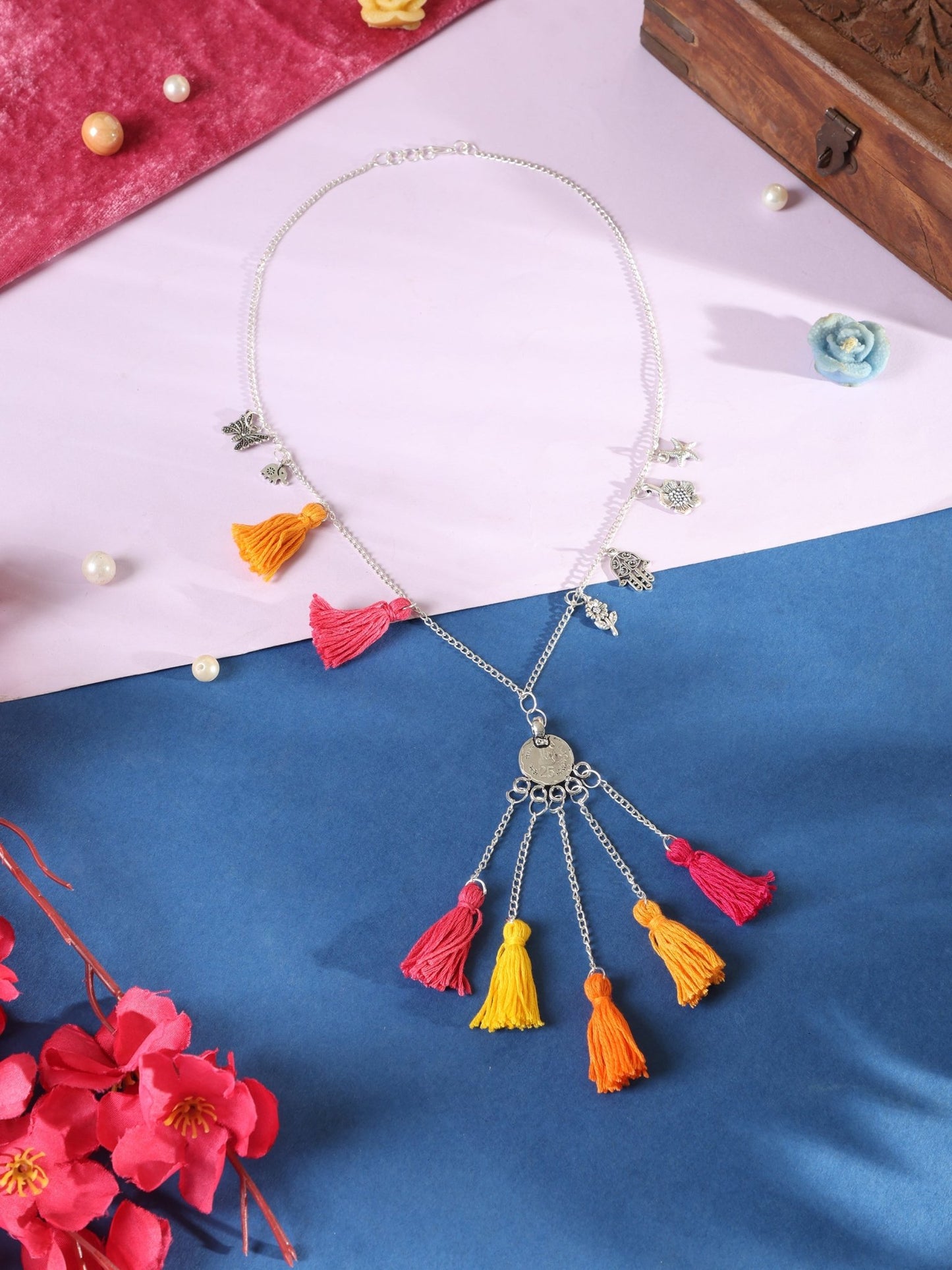 Boho coin necklace - Kalakari