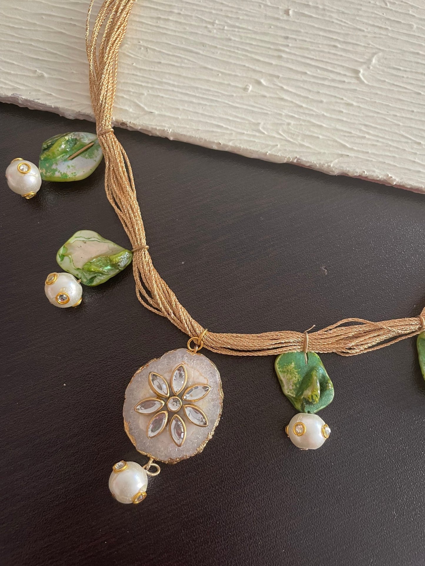 Boho jute necklace - Kalakari