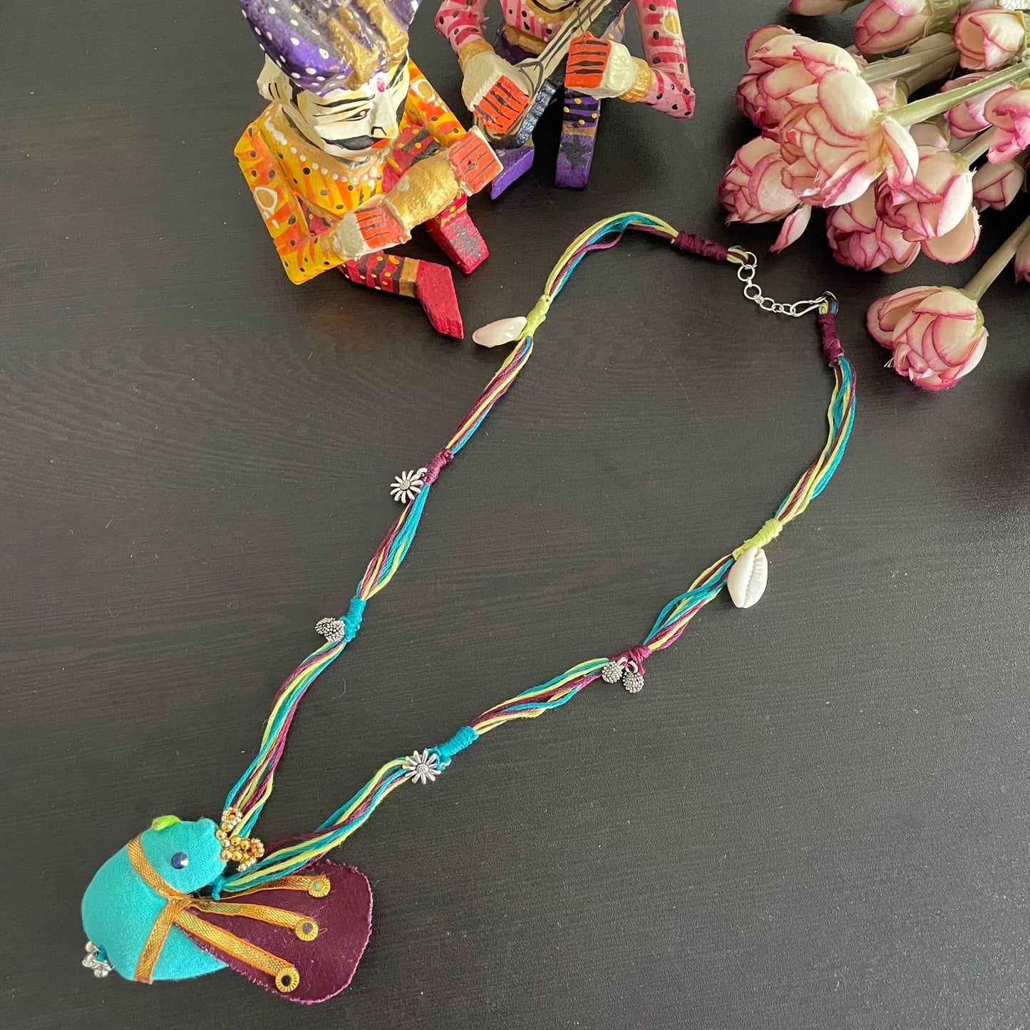 Boho mor necklace - Kalakari