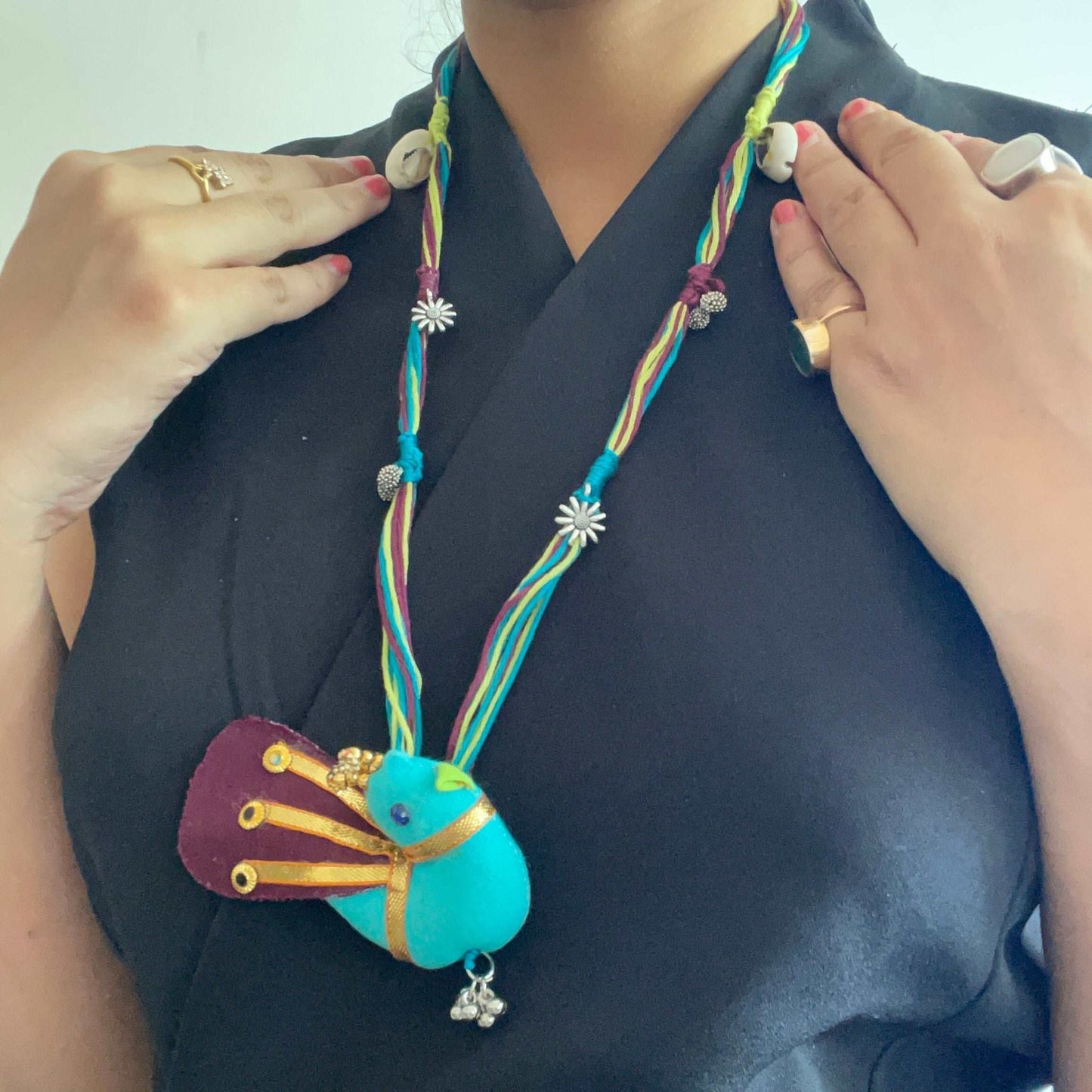 Boho mor necklace - Kalakari