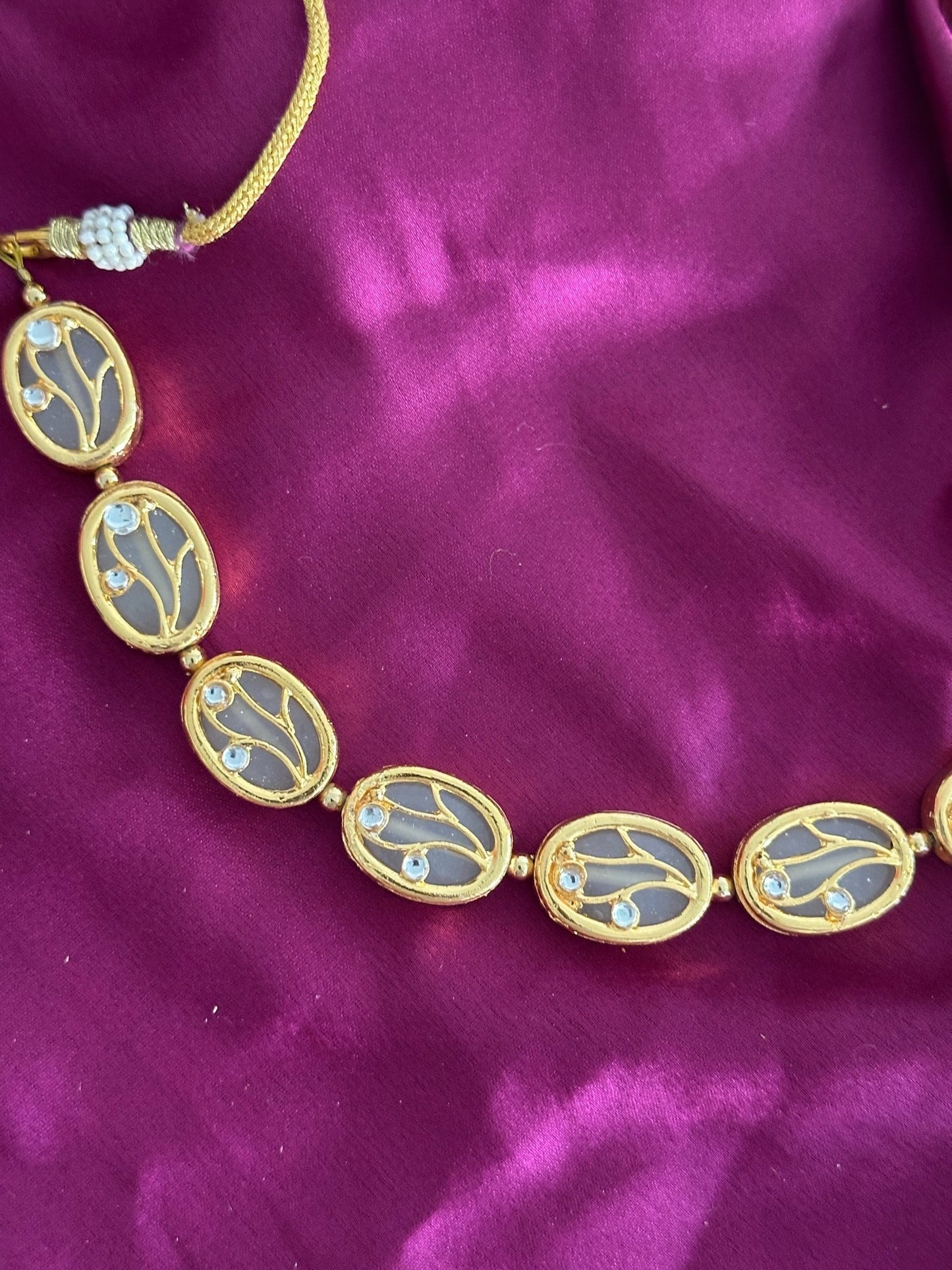 Chandra necklace set - Kalakari