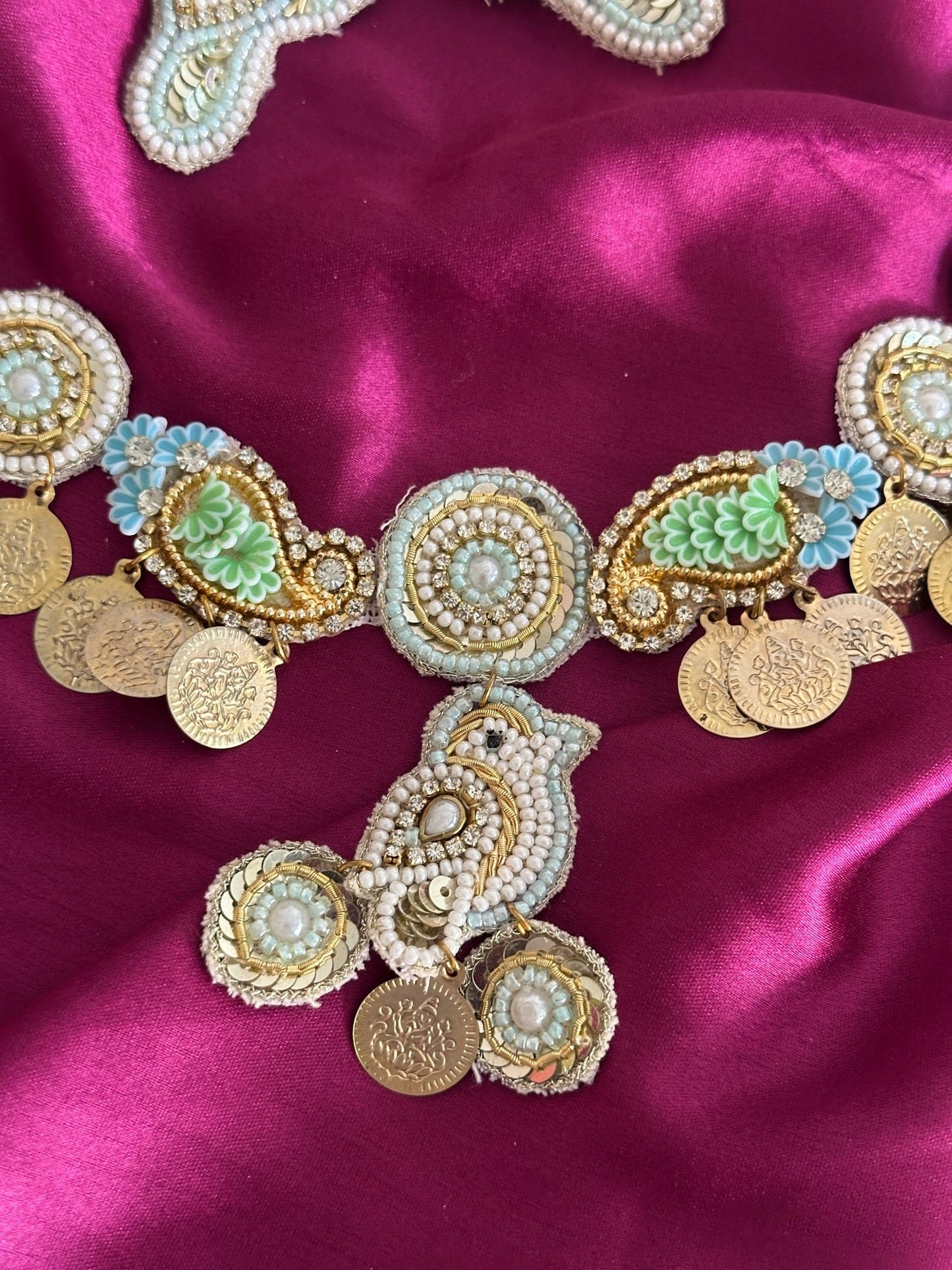 Chidiya necklace set - Kalakari