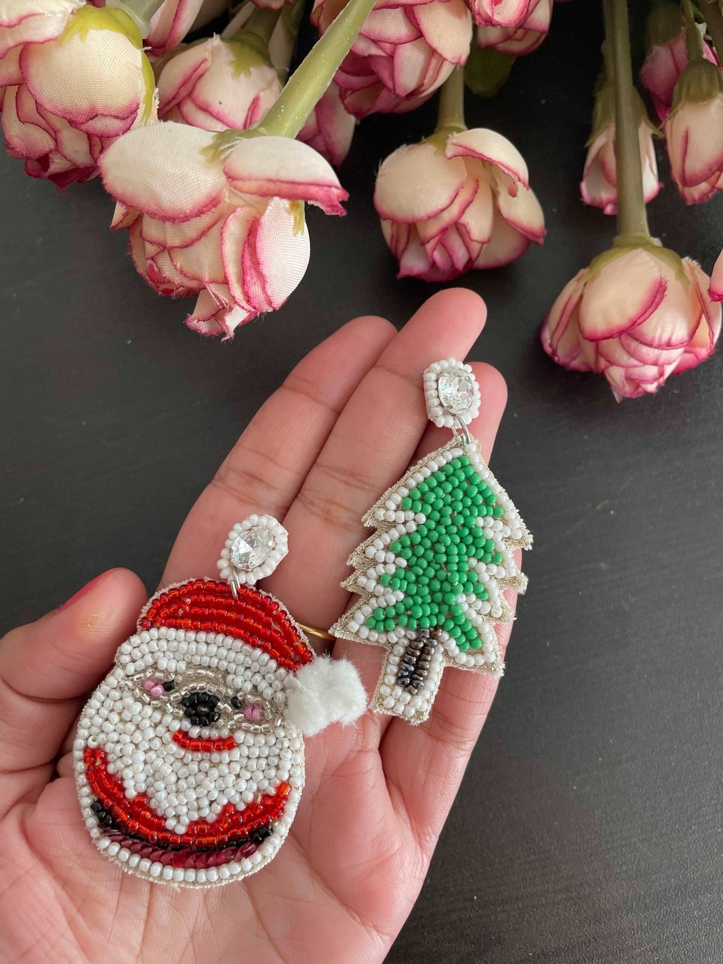 Christmas special earrings - Kalakari