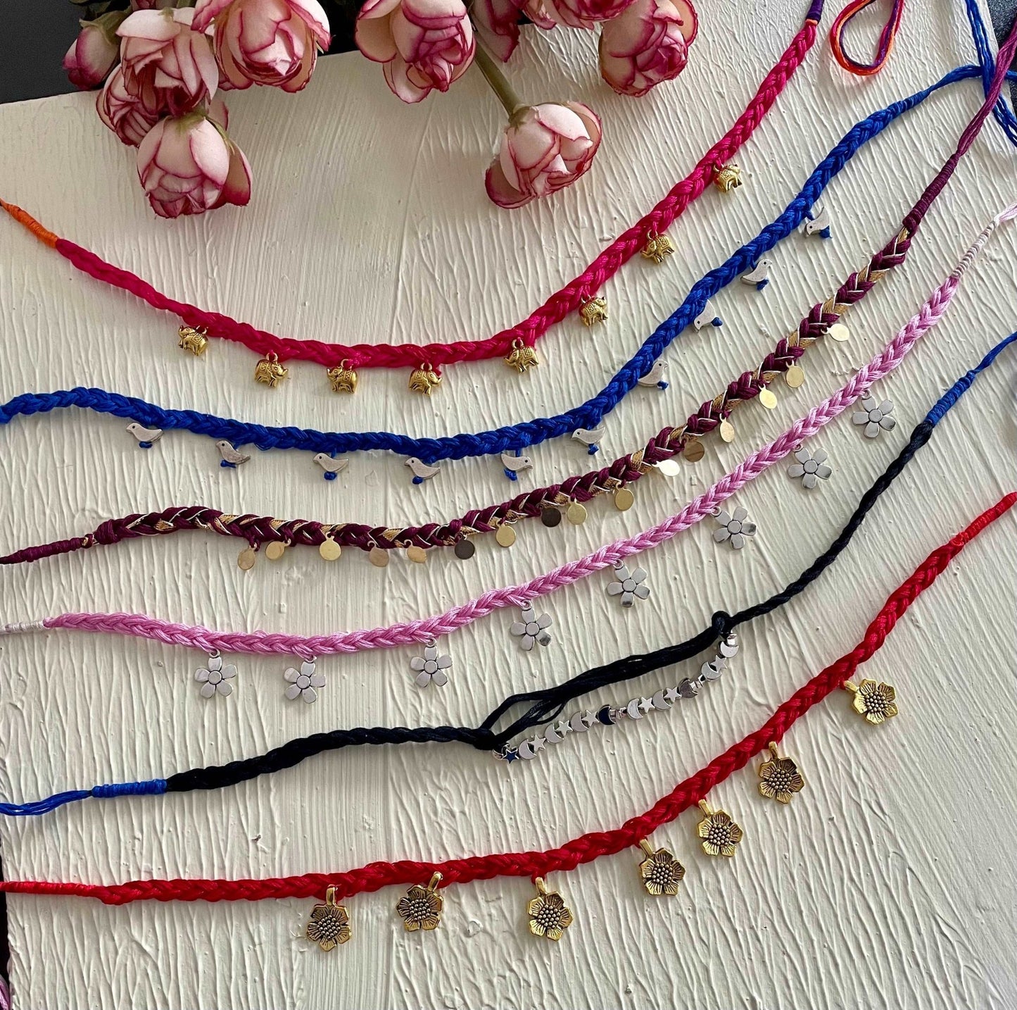 Dainty charm necklace - Kalakari