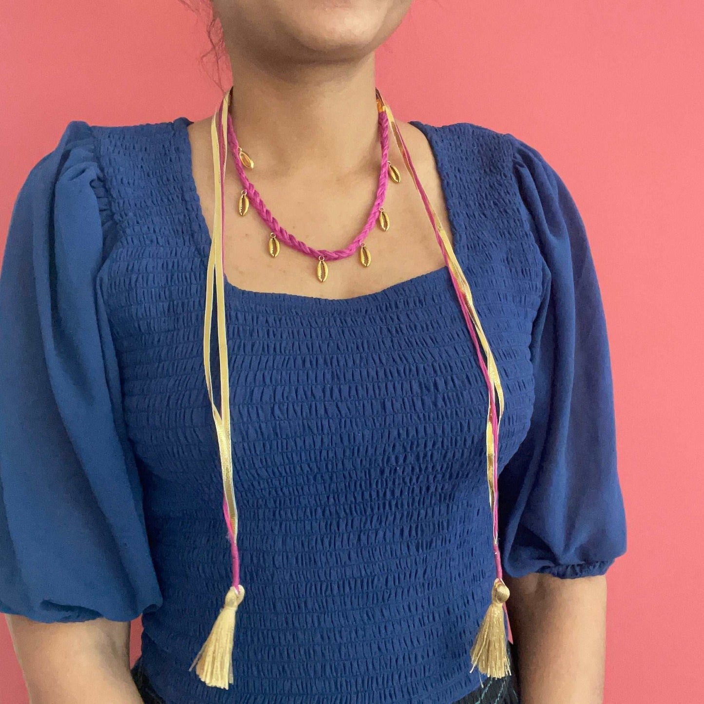 Dainty charm necklace - Kalakari