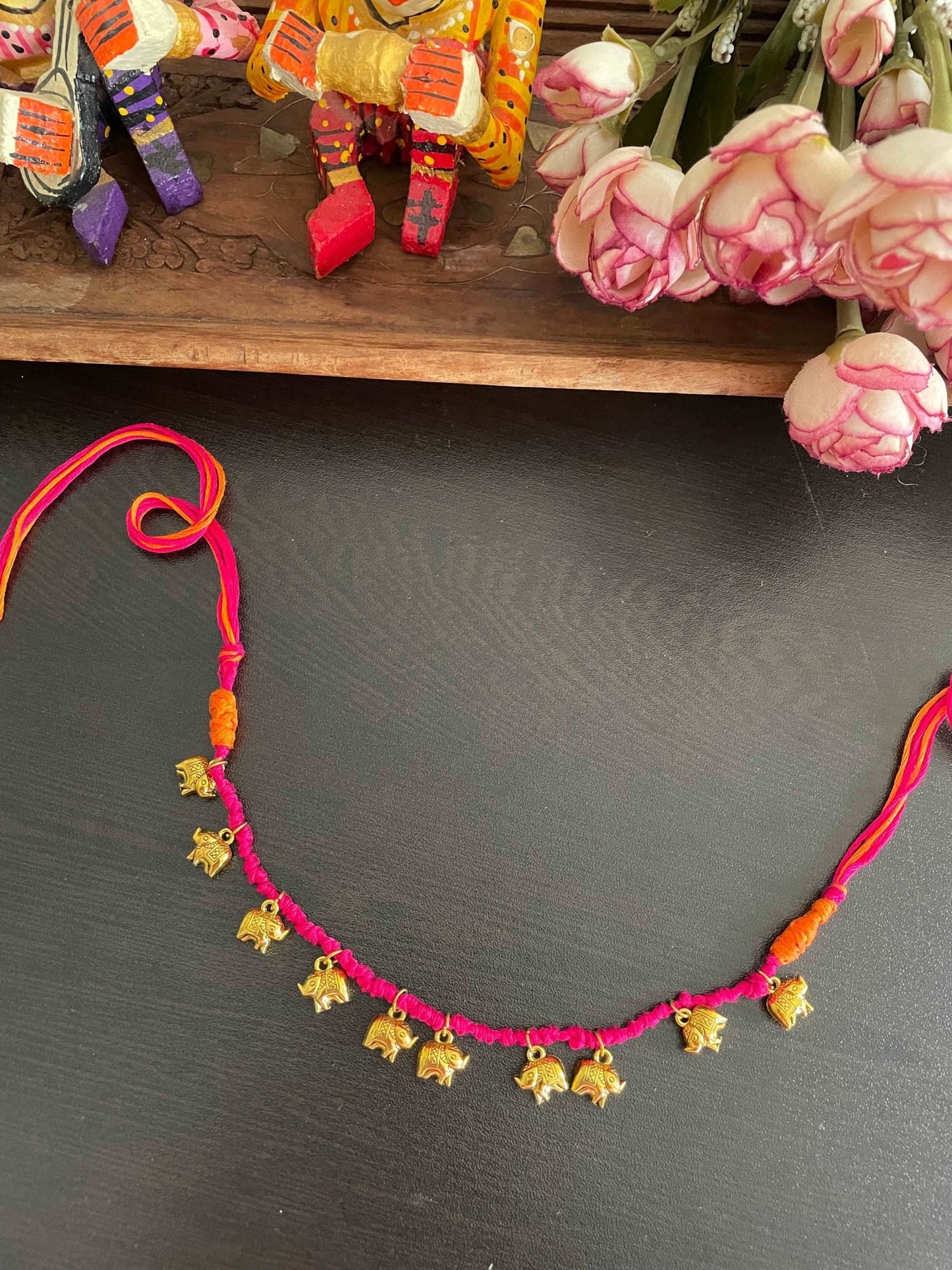 Dainty charm necklace - Kalakari