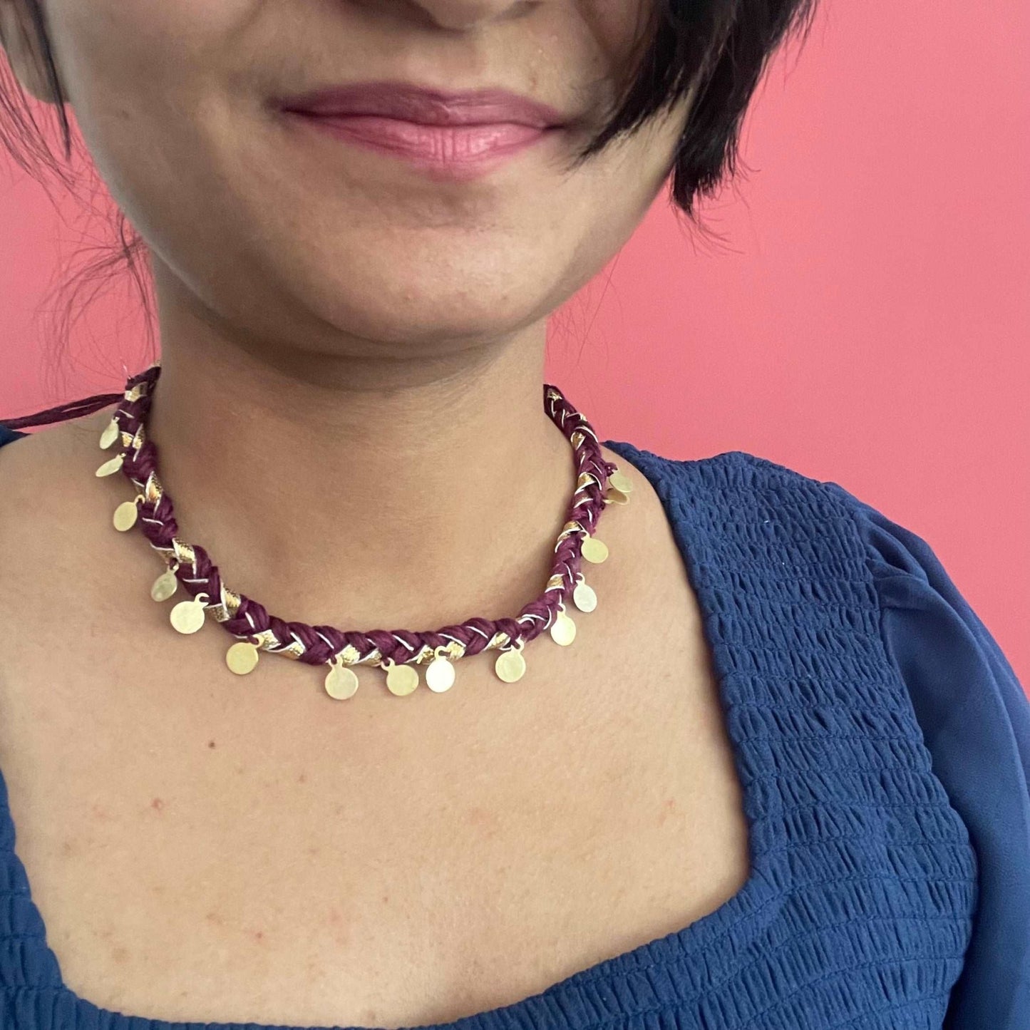 Dainty charm necklace - Kalakari