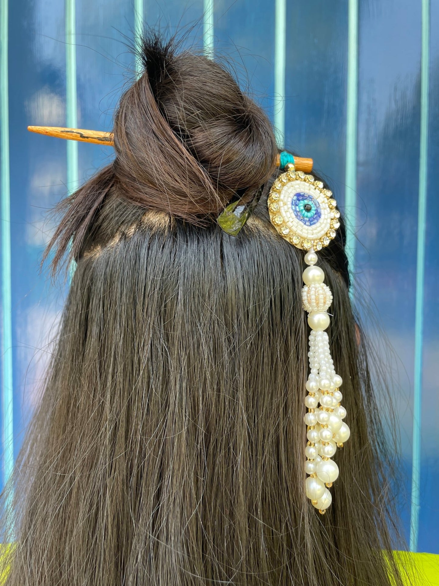 Evil eye bun stick - Kalakari