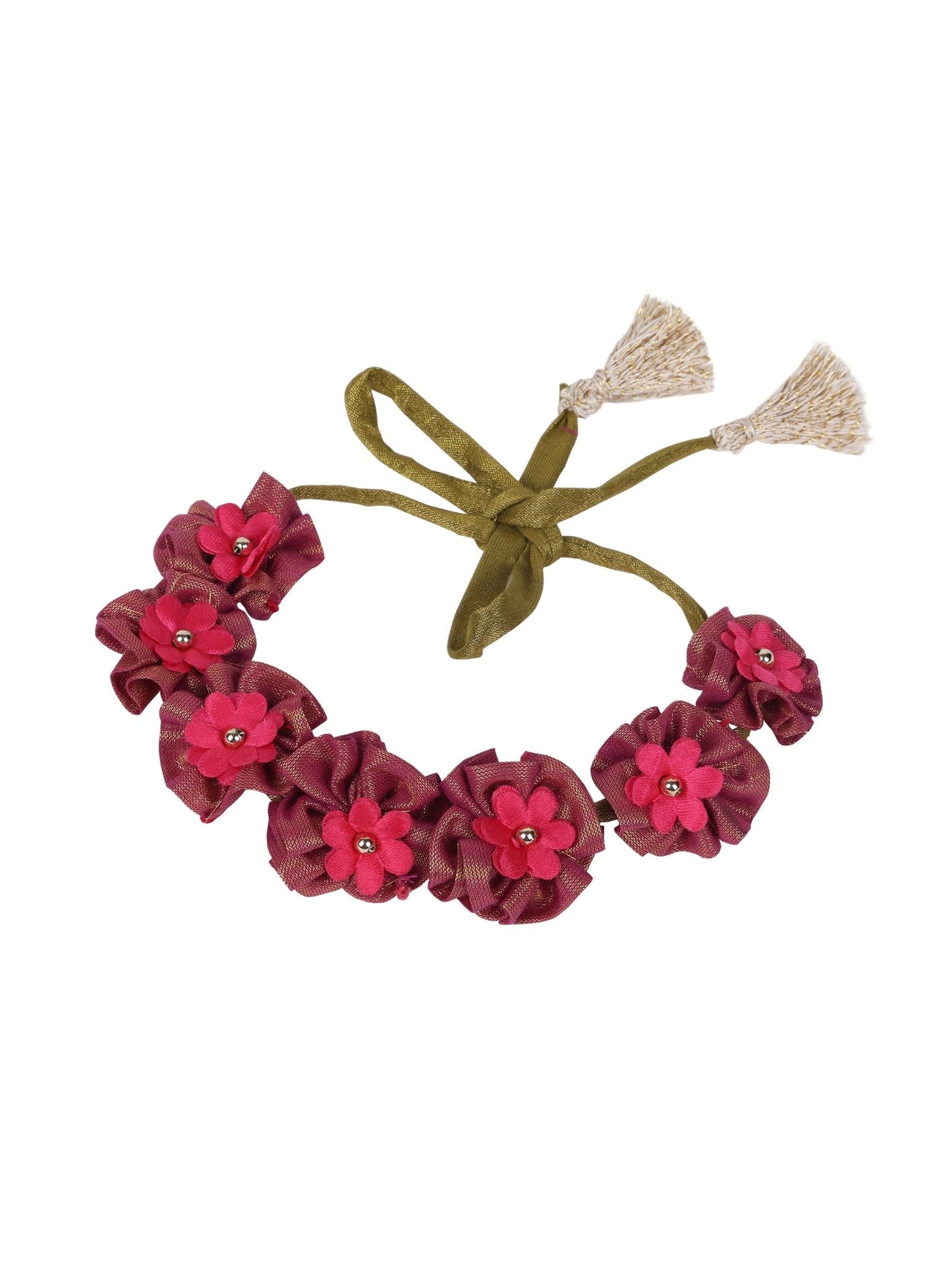 Floral hair gajra - Kalakari