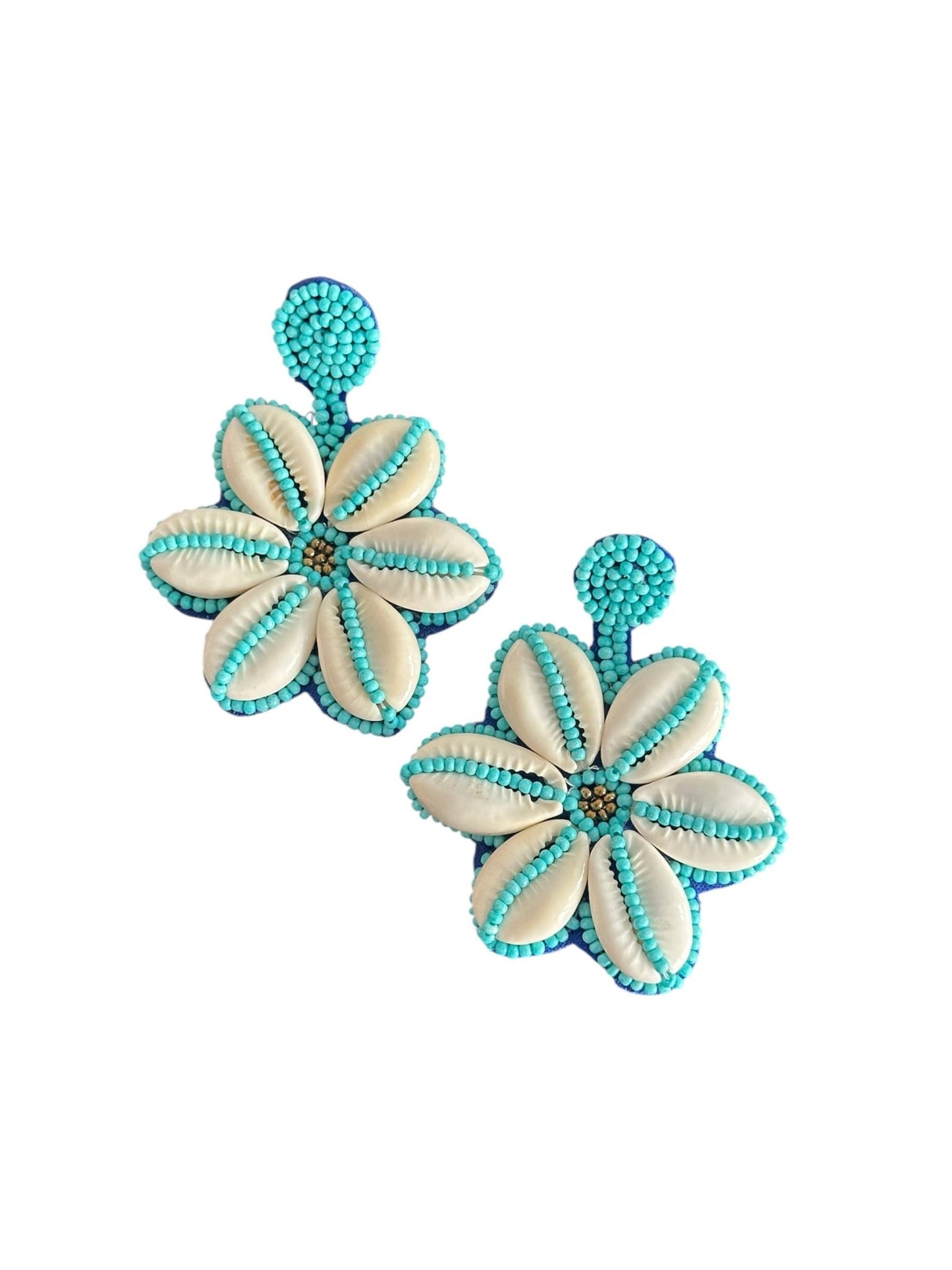 Floral kodi earrings - Kalakari