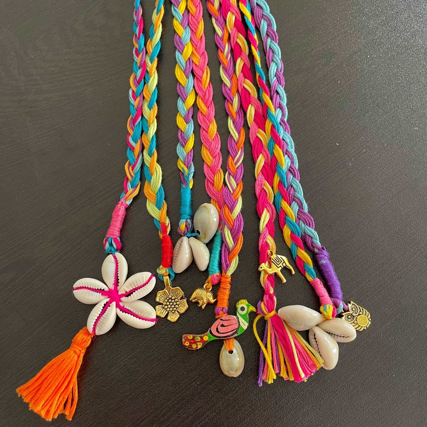 Floral kodi hair braids - Kalakari