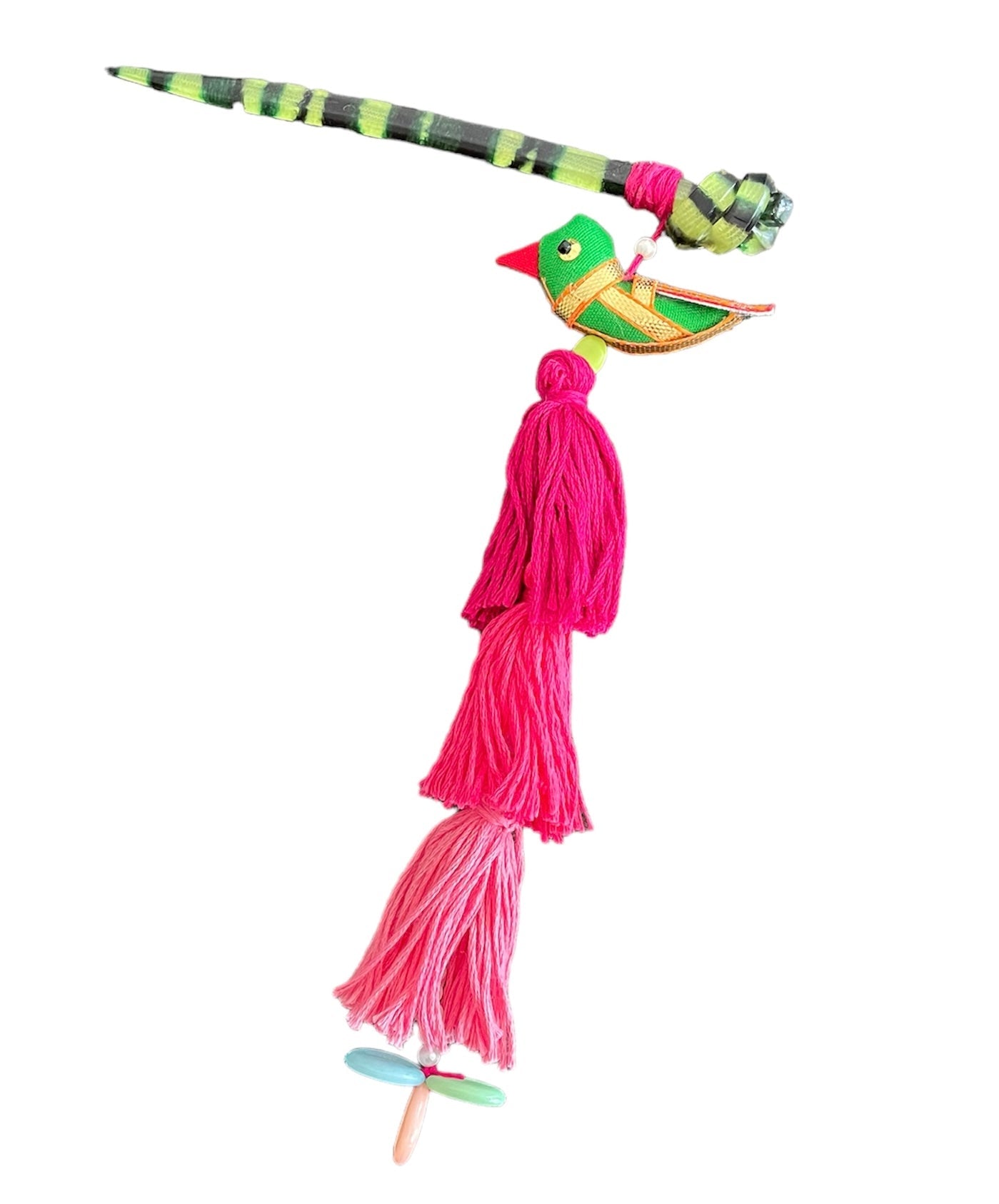 Green chidiya bun stick - Kalakari