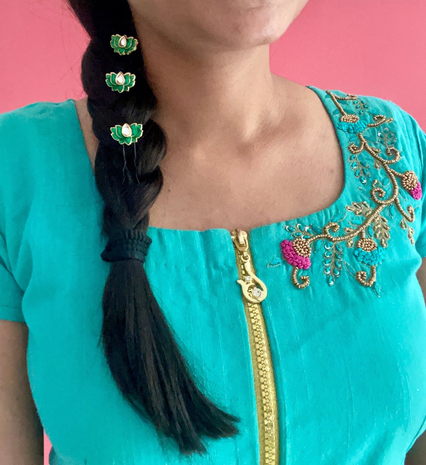 Green lotus judapin - Kalakari