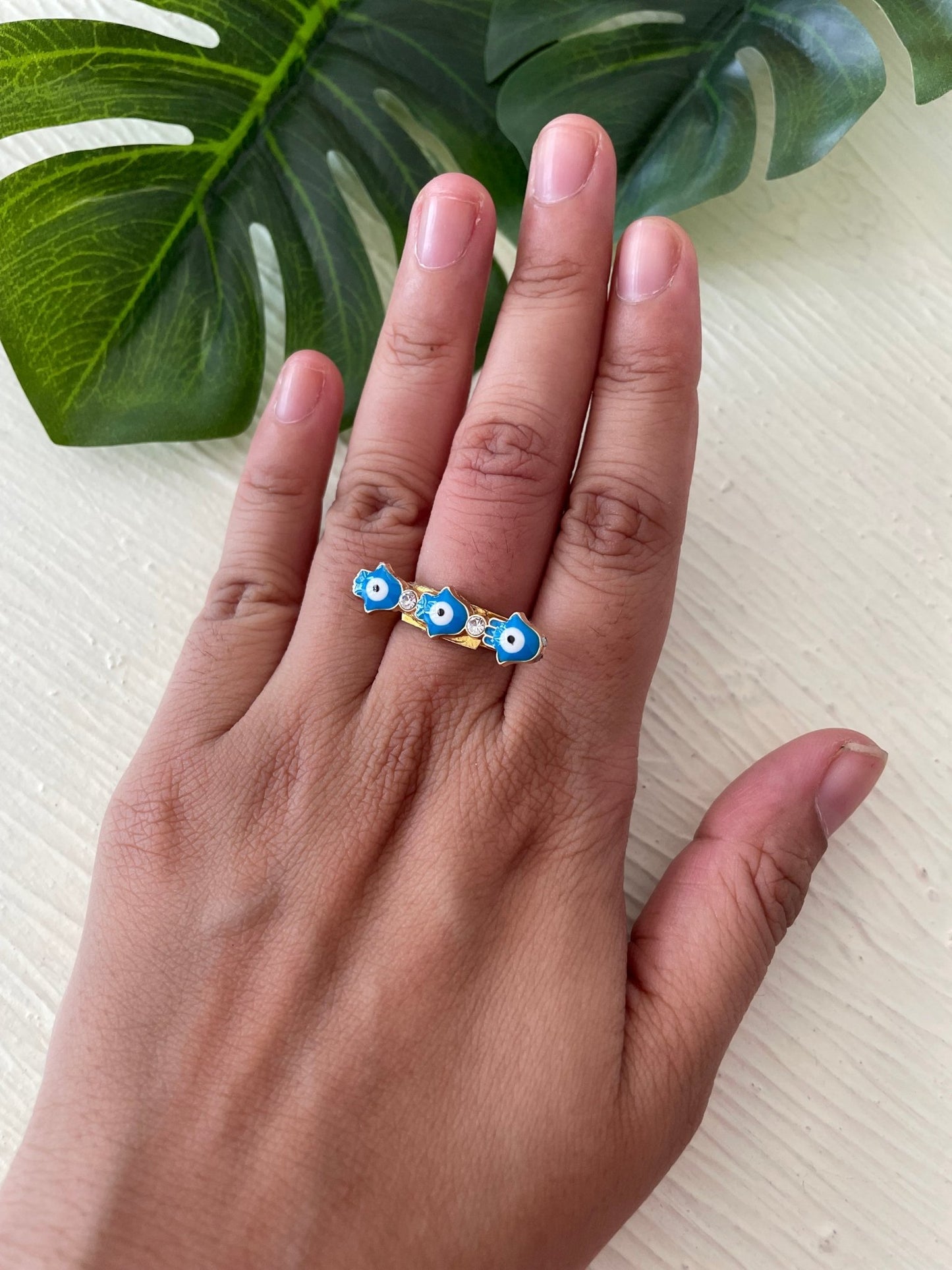 Hamsa hand ring - Kalakari