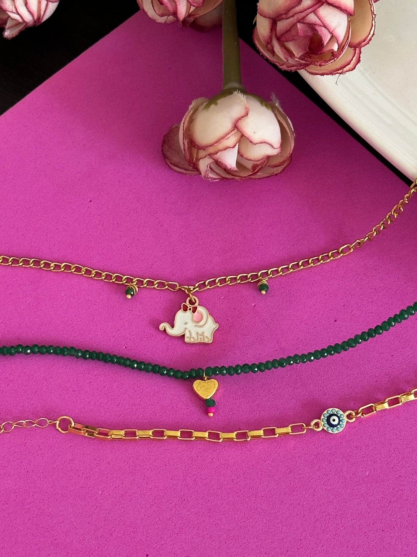 Hathi mere sathi anklet set - Kalakari
