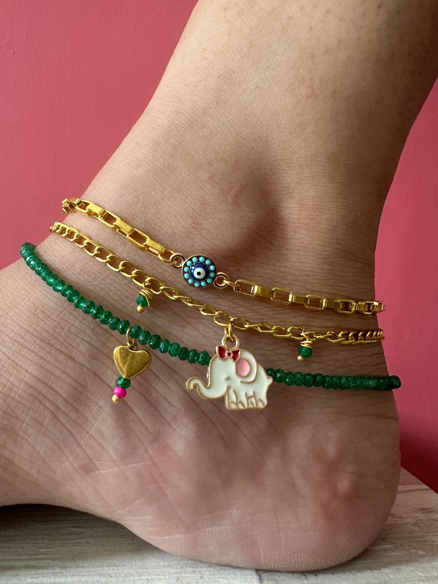 Hathi mere sathi anklet set - Kalakari