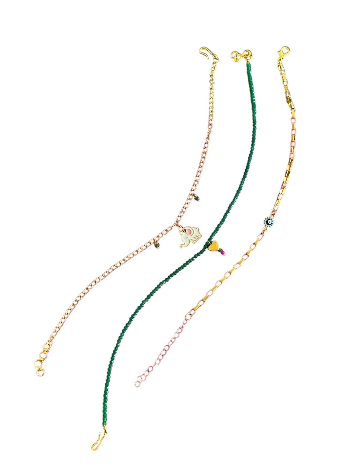 Hathi mere sathi anklet set - Kalakari