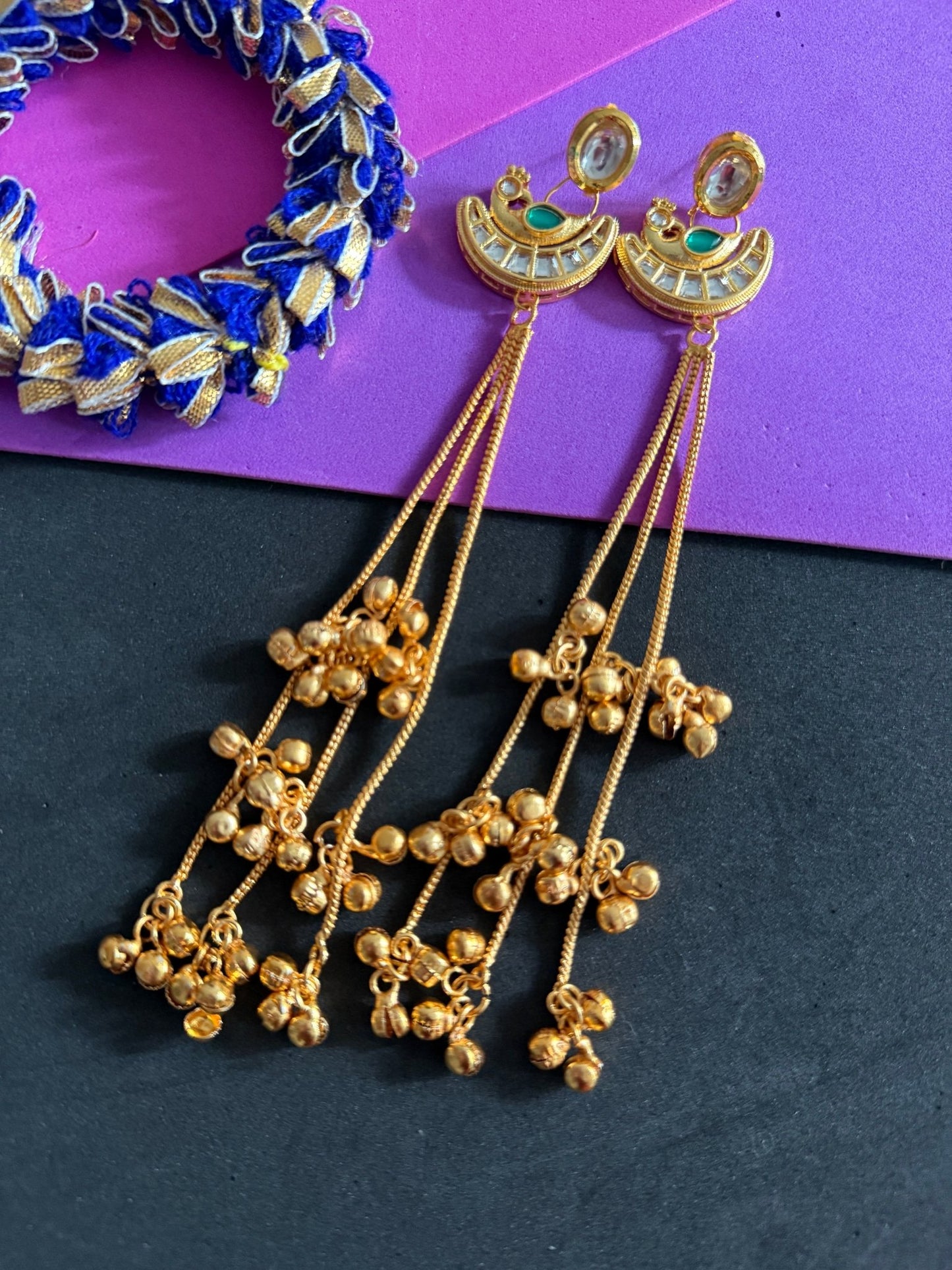 Heritage hue earrings - Kalakari
