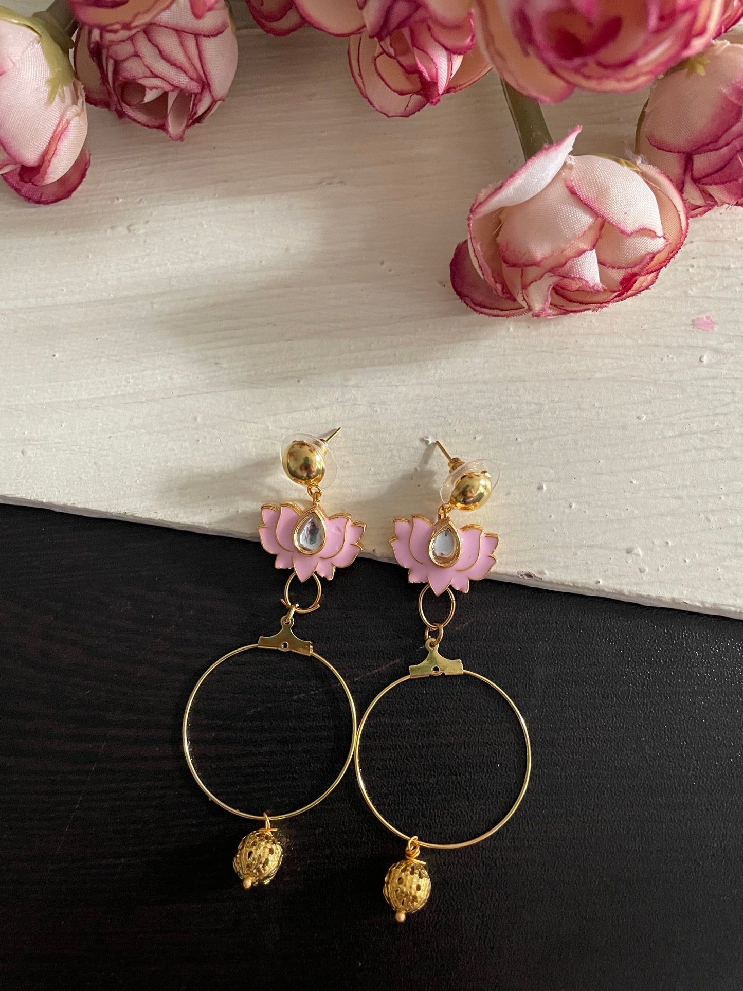 Kamal earrings - Kalakari