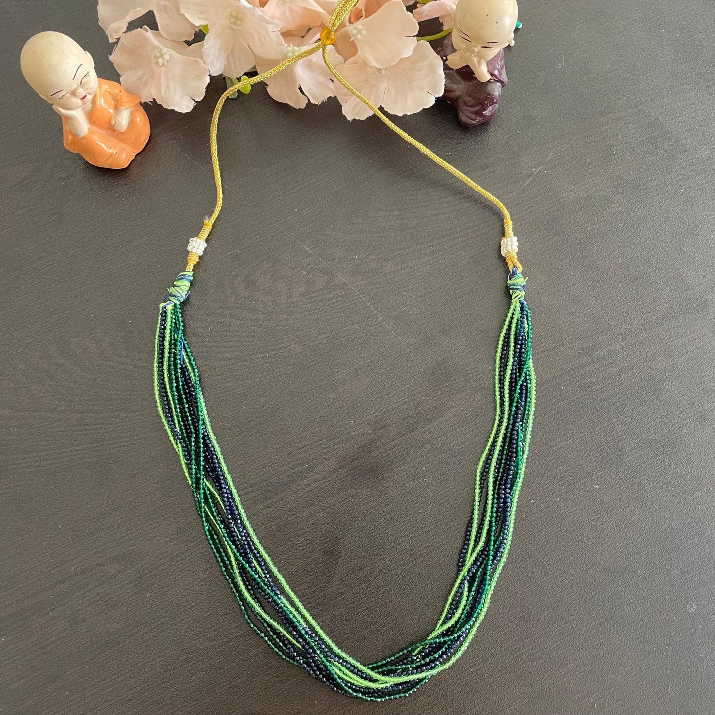 Layered hydrobeads necklace - Kalakari