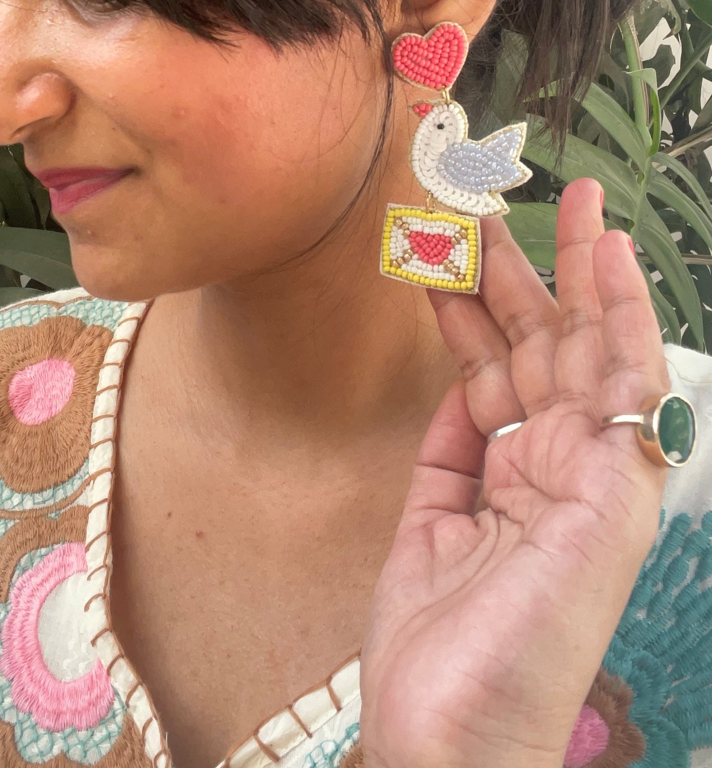 Love letter earrings - Kalakari