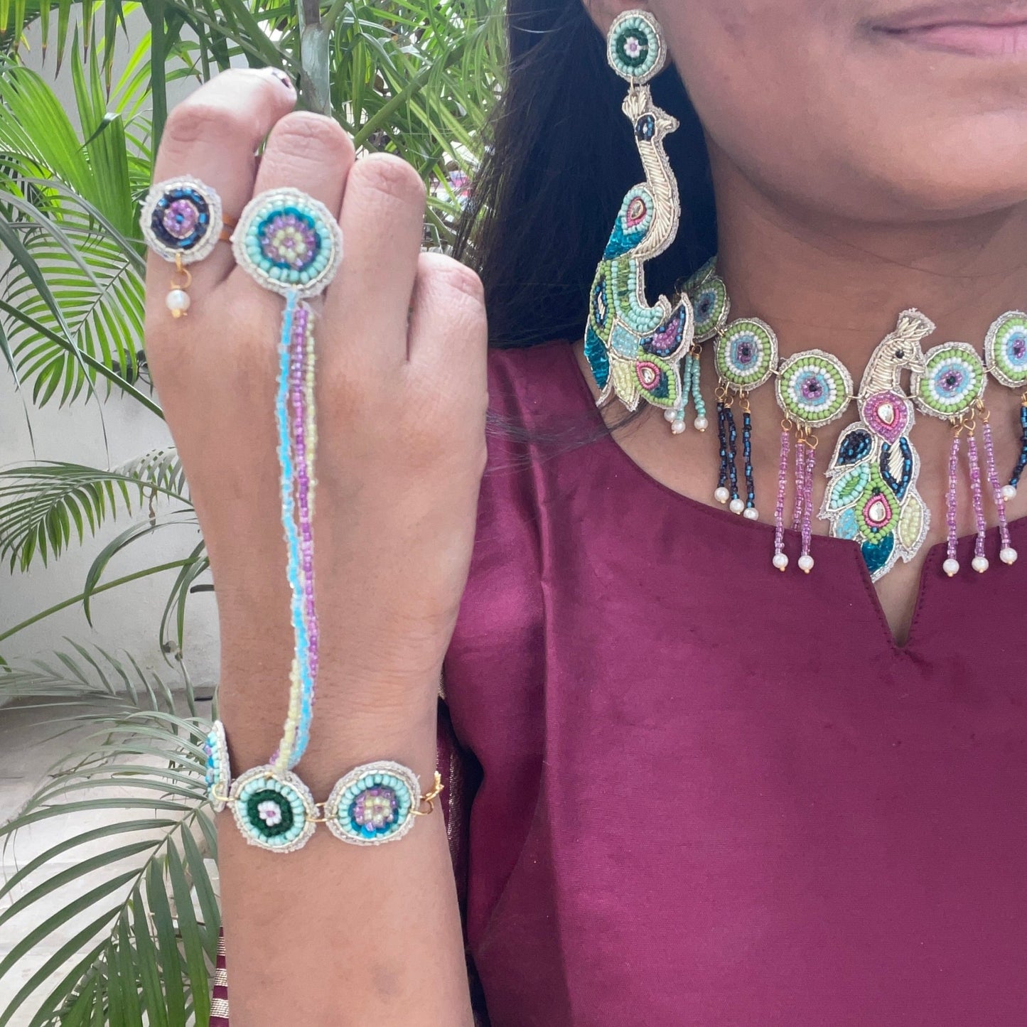 Morni necklace set - Kalakari