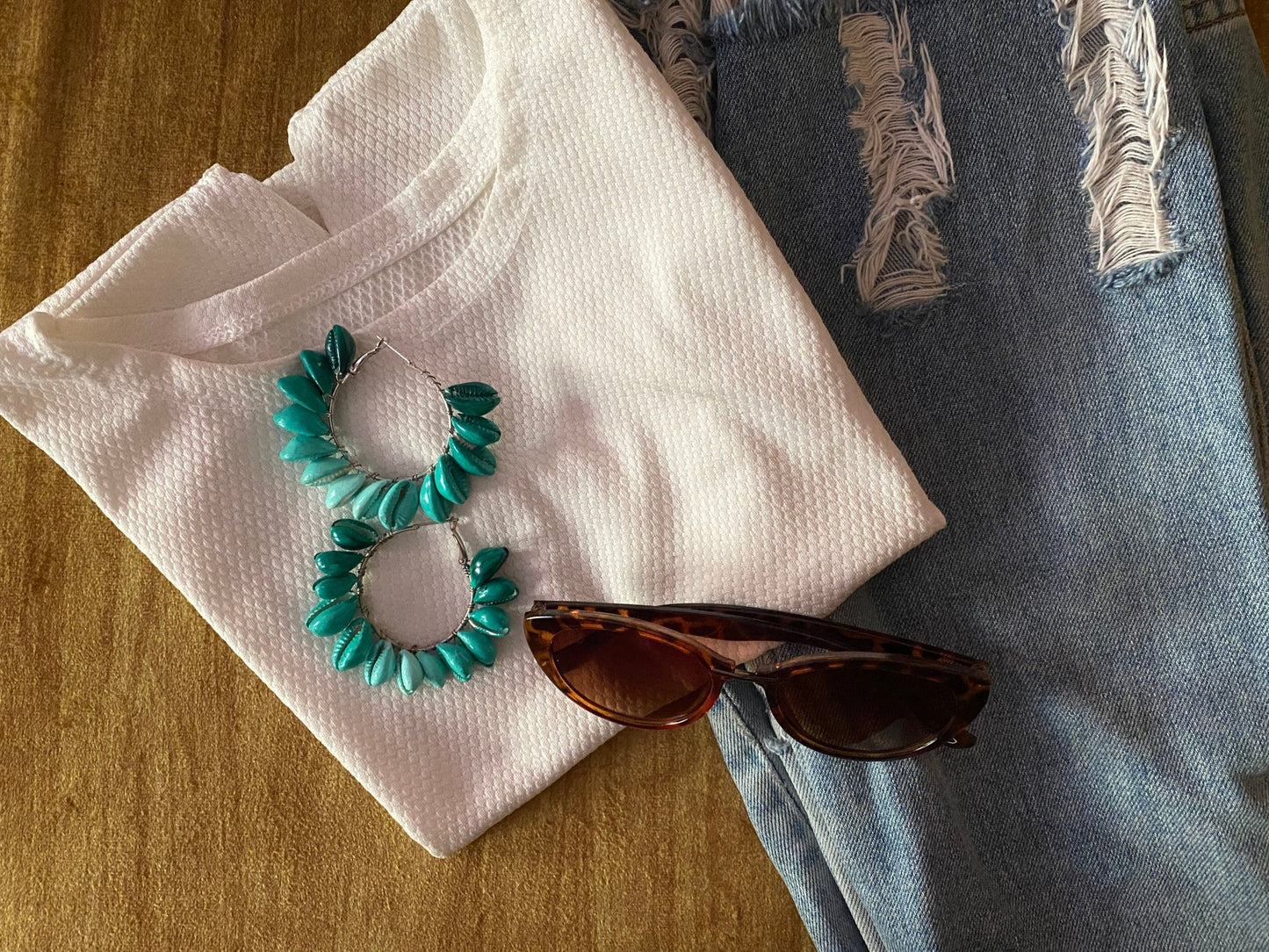 Ombre shell hoops - Kalakari