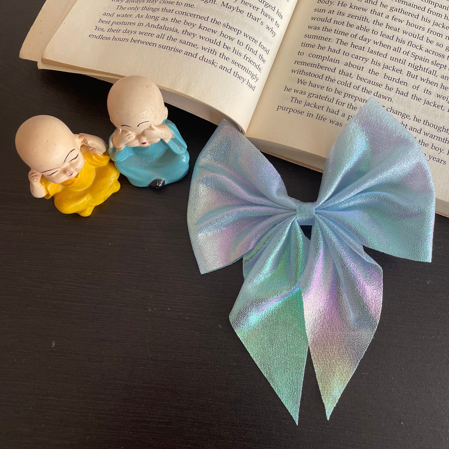 Pastel pigtail hairbows - Kalakari