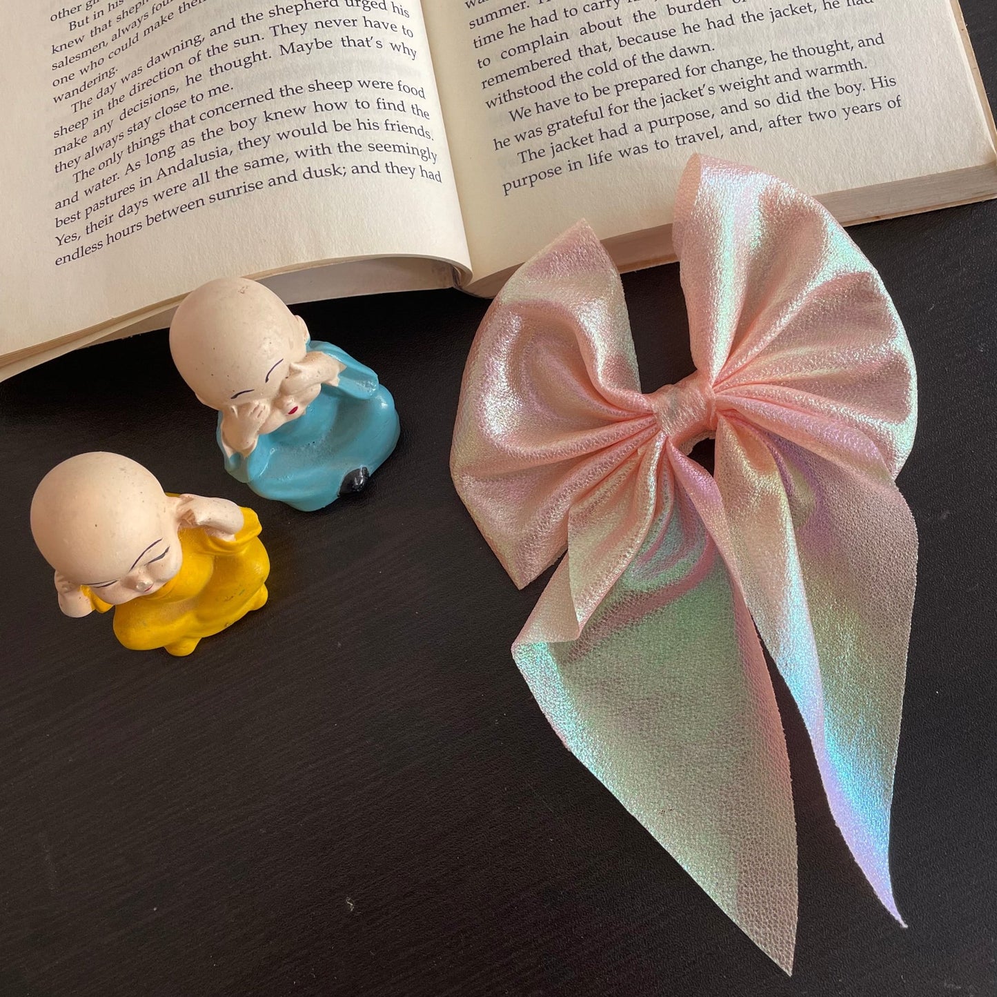 Pastel pigtail hairbows - Kalakari
