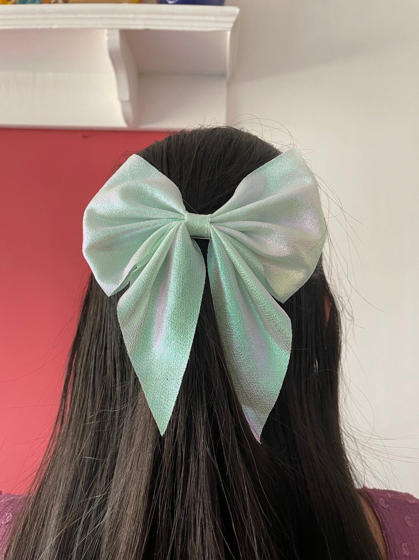 Pastel pigtail hairbows - Kalakari