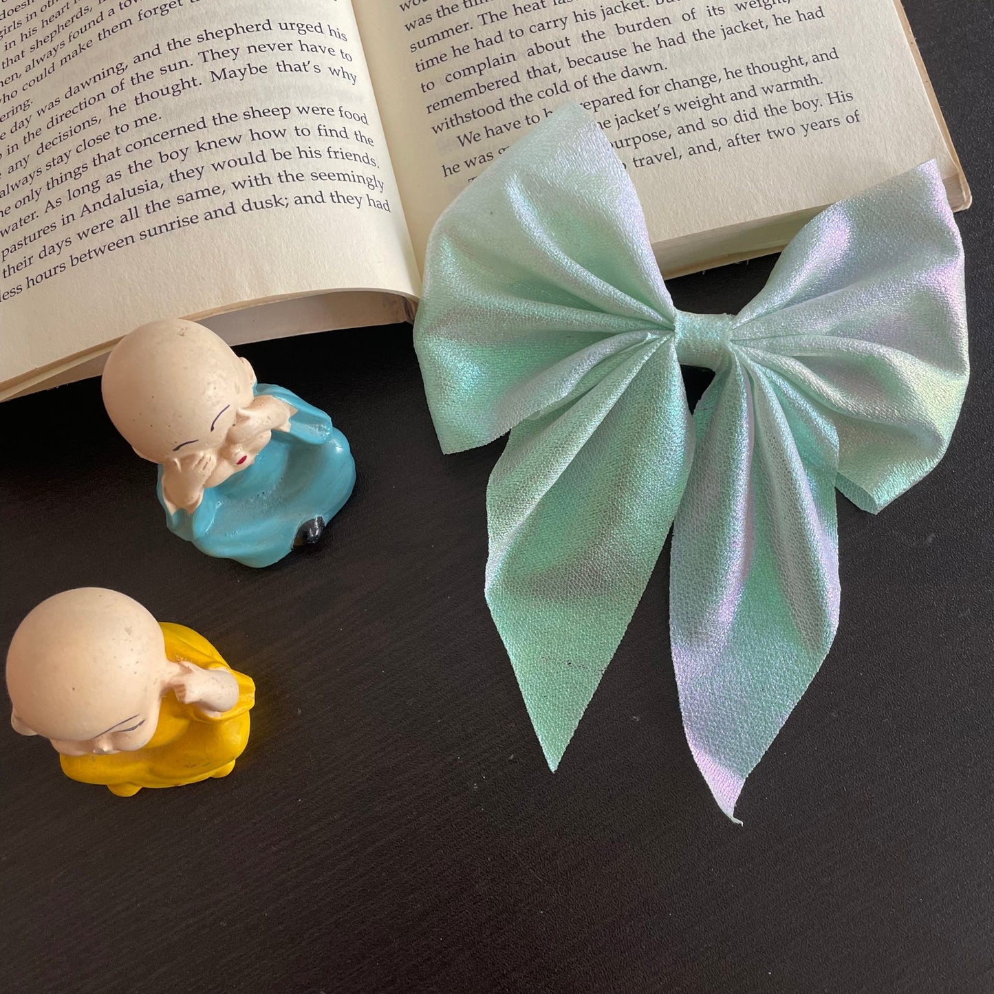 Pastel pigtail hairbows - Kalakari
