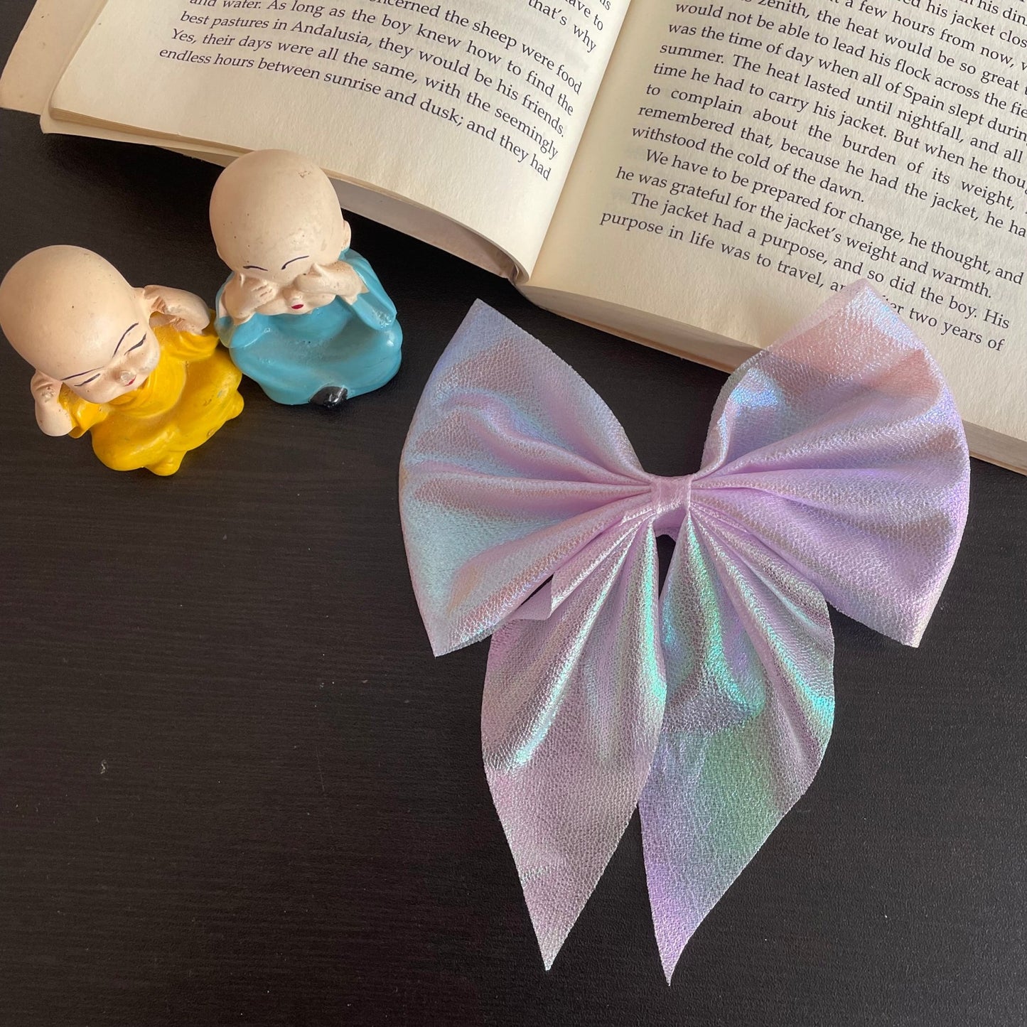 Pastel pigtail hairbows - Kalakari