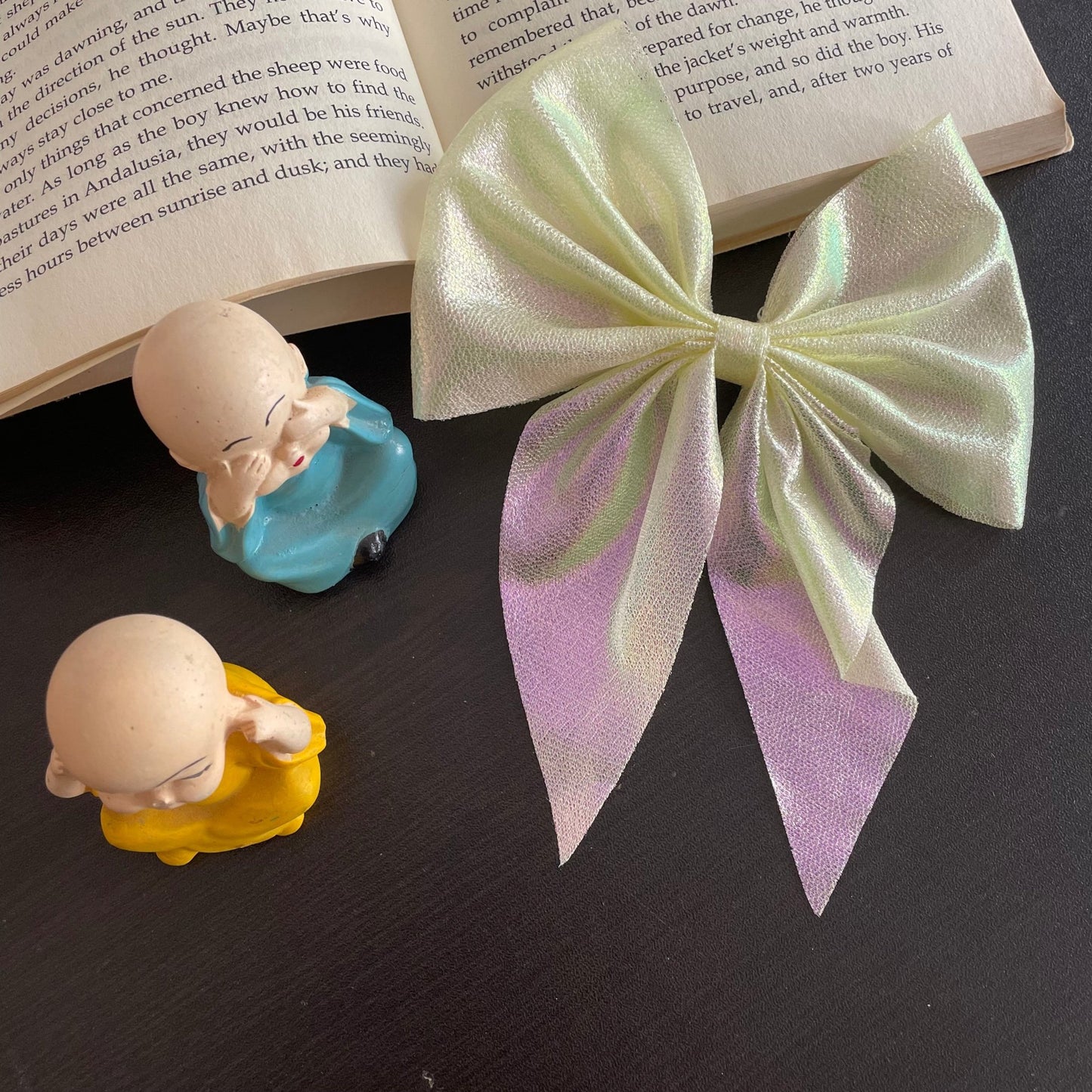 Pastel pigtail hairbows - Kalakari