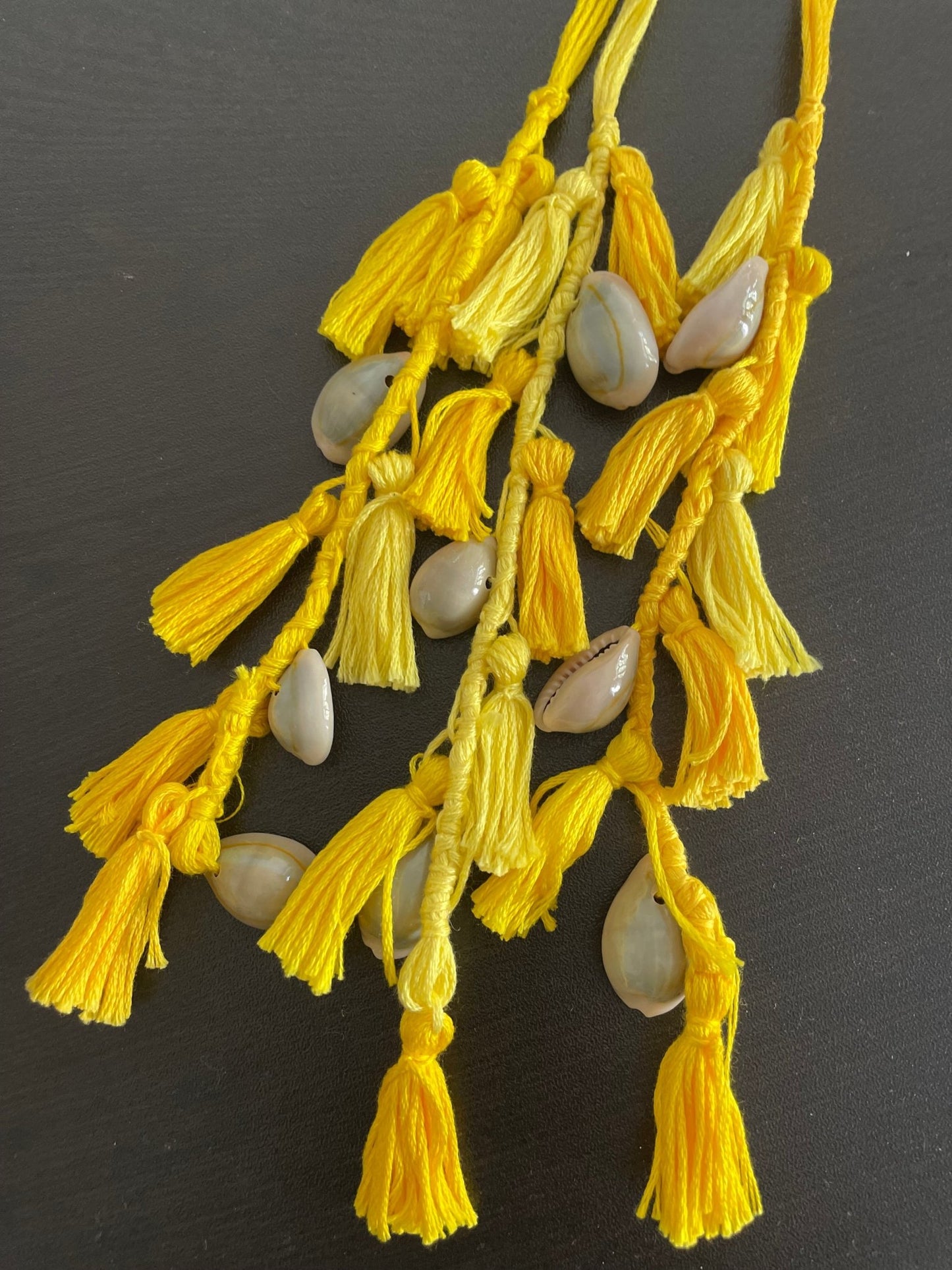 Peela paranda and earrings - Kalakari