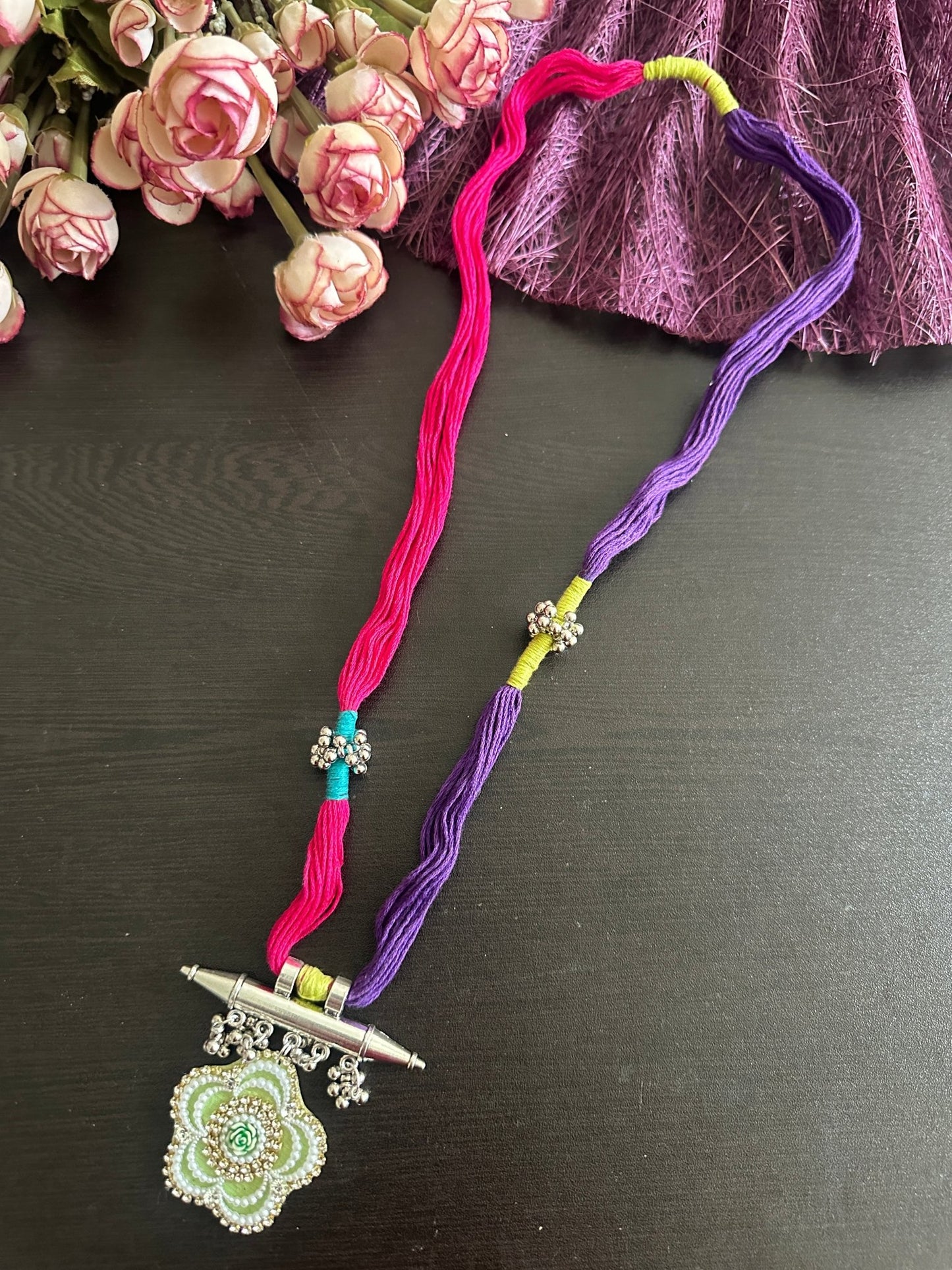 Phulkari necklace - Kalakari