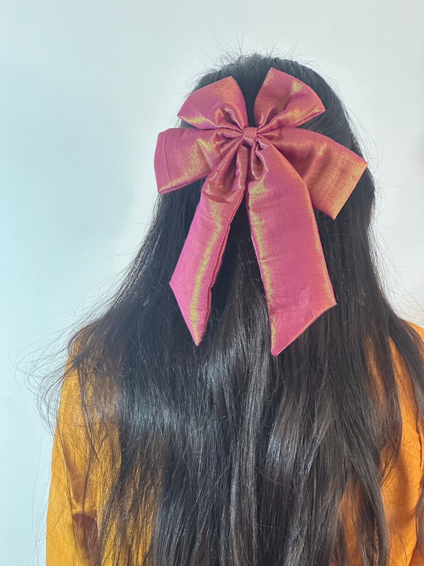 Pink tissue hairbow - Kalakari