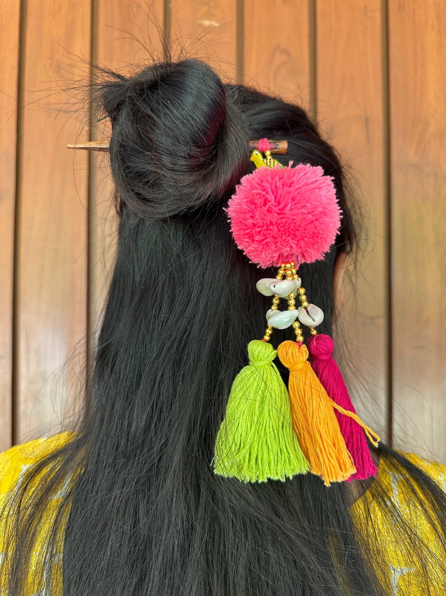 Pompom bunstick - Kalakari