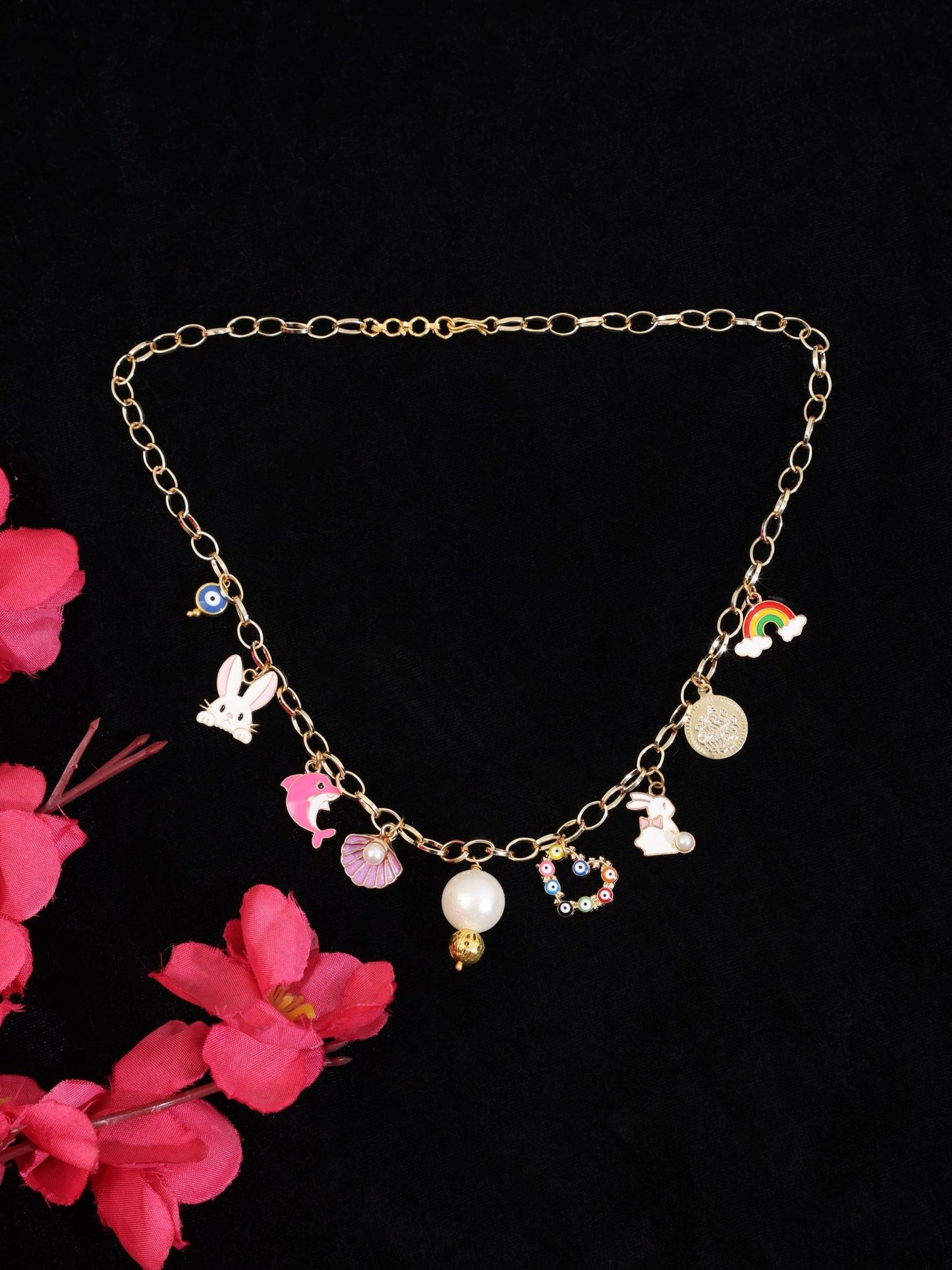 Quirky charms necklace - Kalakari