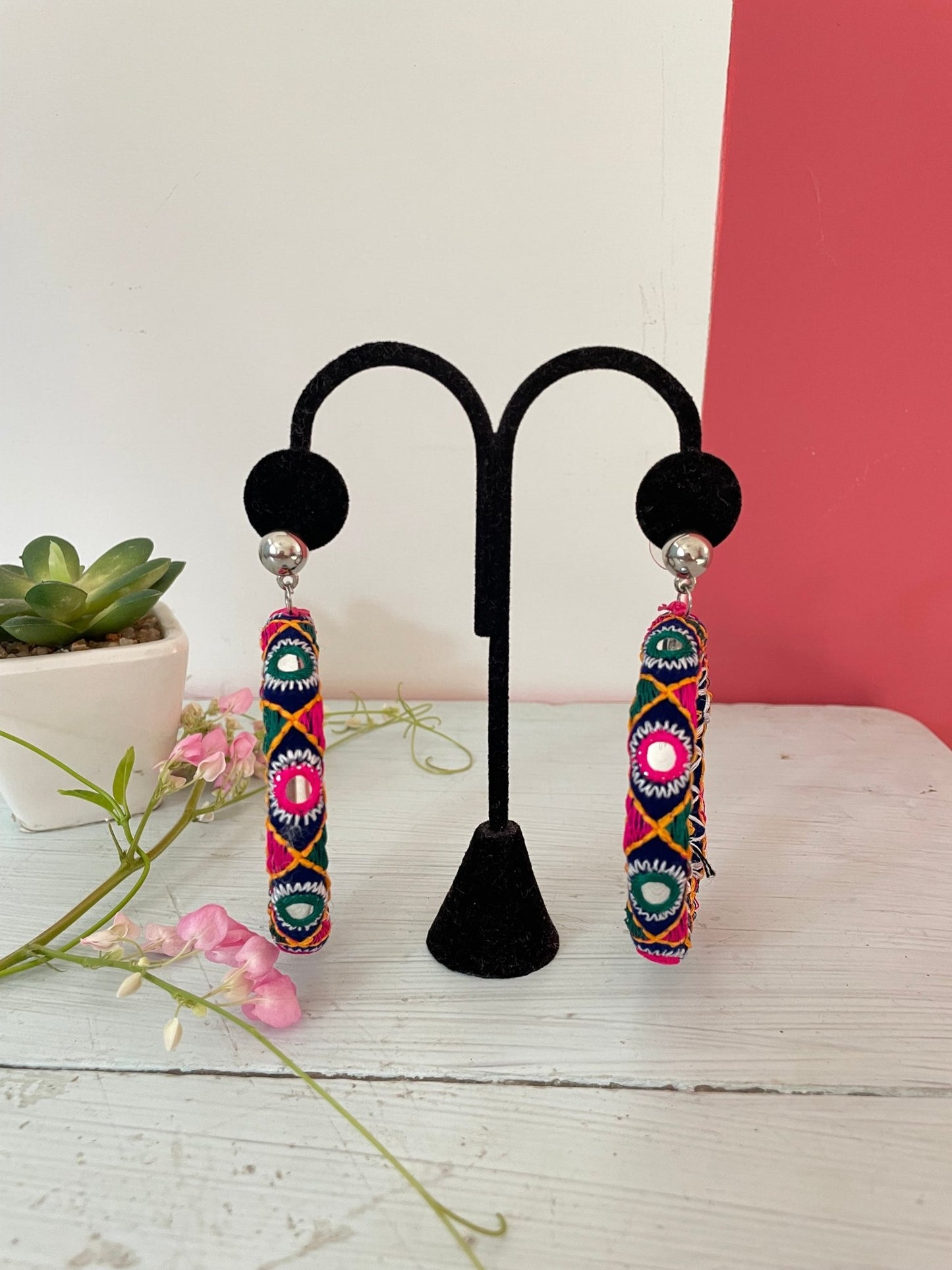 Rabari earrings - Kalakari