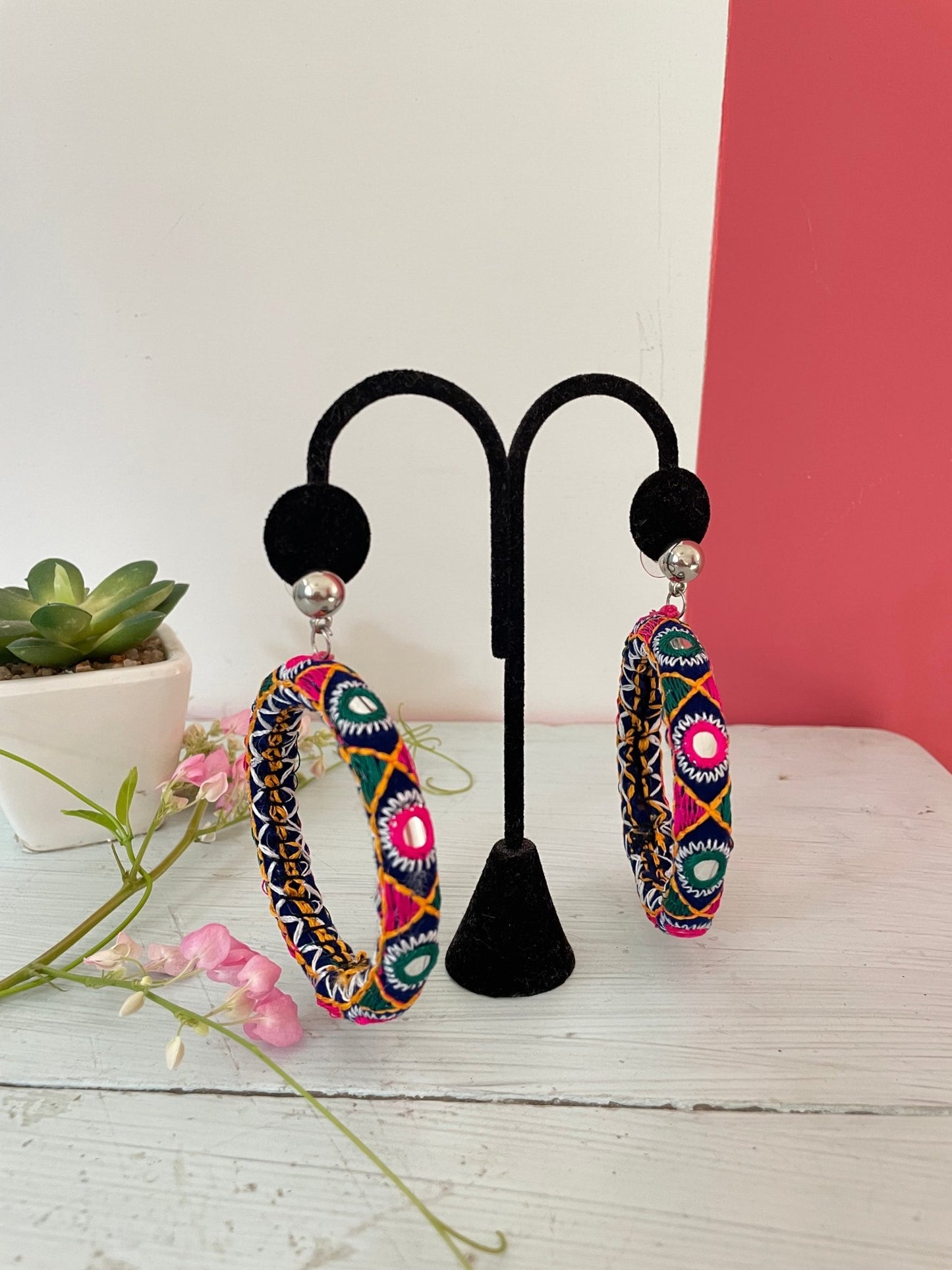 Rabari earrings and bangles - Kalakari