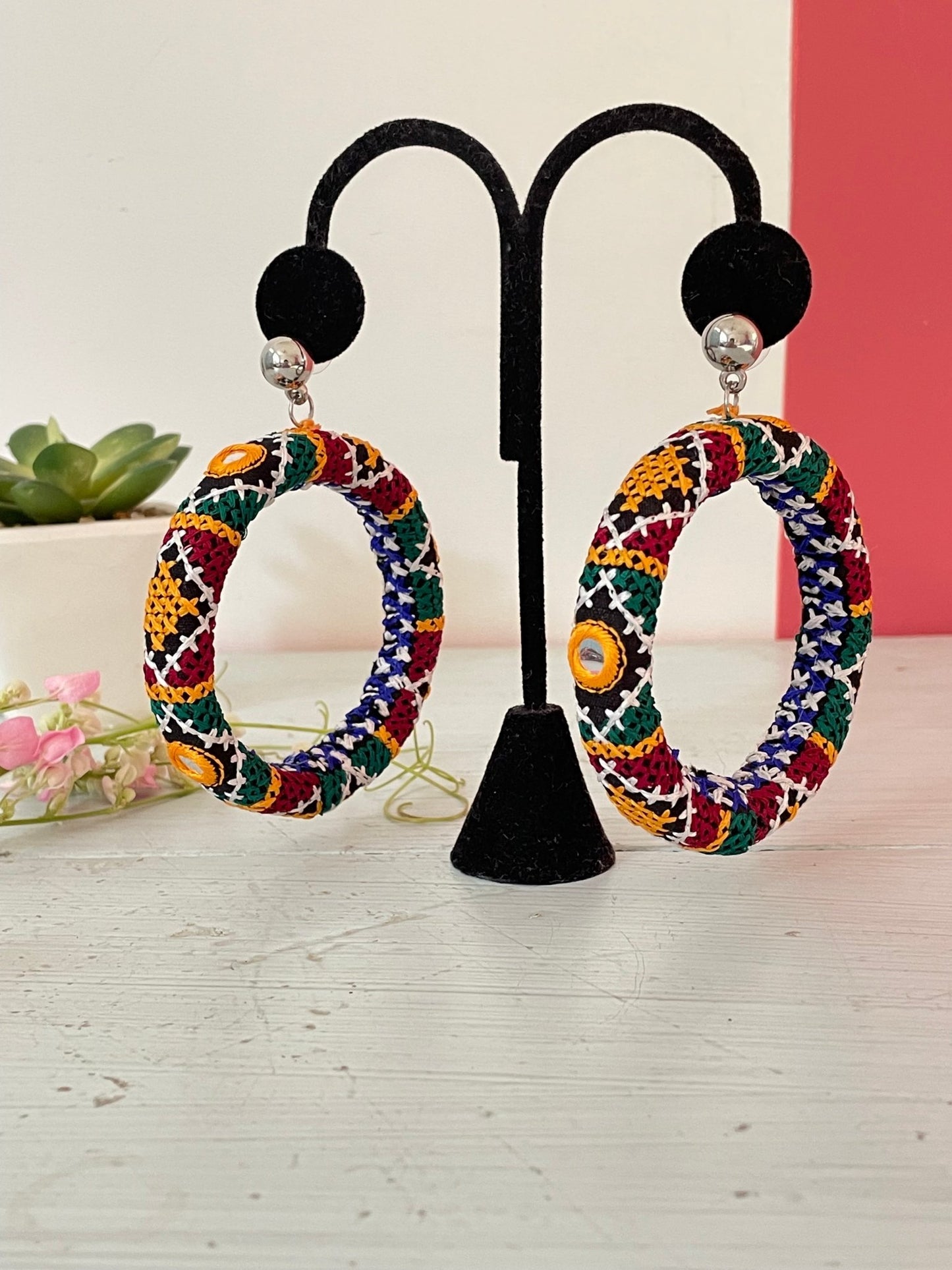 Rabari earrings and bangles - Kalakari