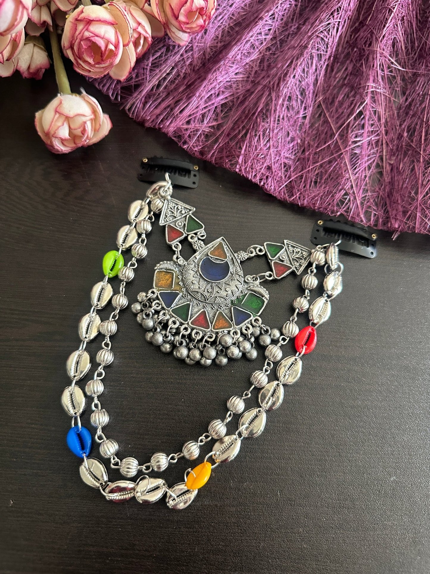 Rangeela layered hair accessory - Kalakari