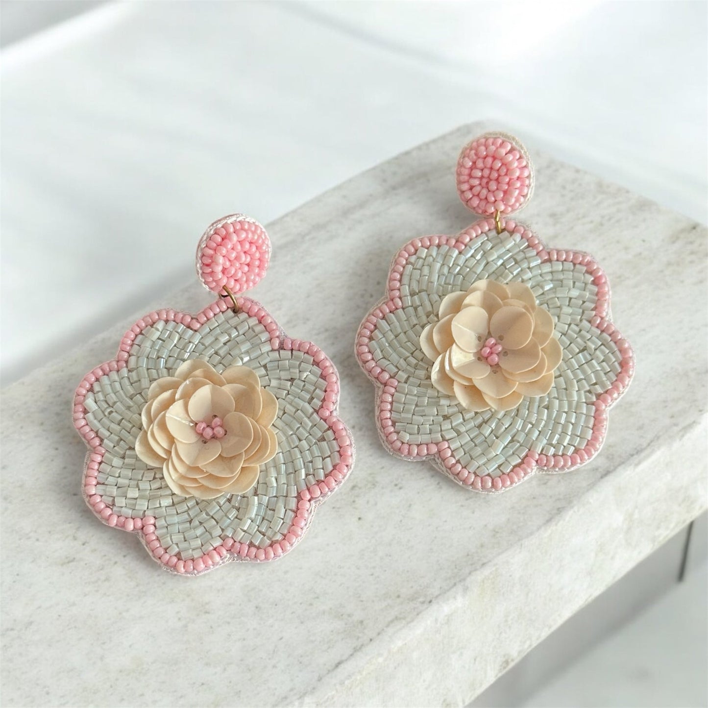 Rosette earrings - Kalakari
